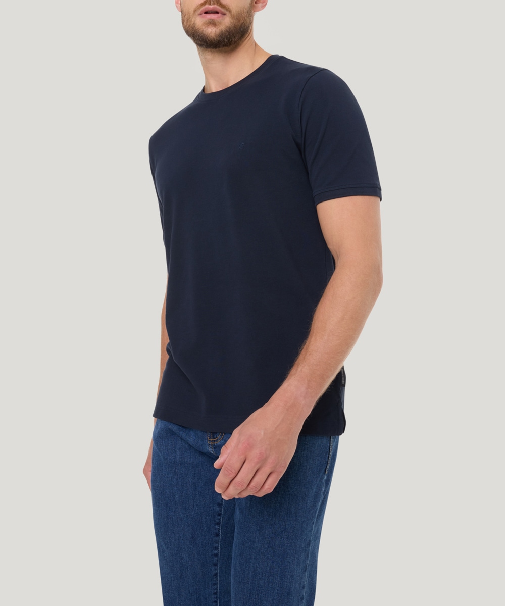 Pierre Cardin T-Shirt »T-shirt RH«, mit Logo Stickerei