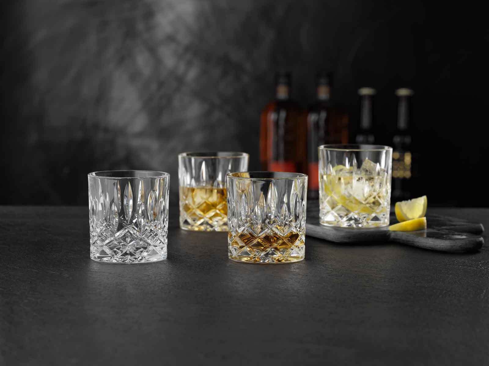 Nachtmann Whiskyglas »Whiskygläser Noblesse 245 ml 4er Set transparent« Erhöhte Bruchfestigkeit, Kristallglas, spülmaschinenfest