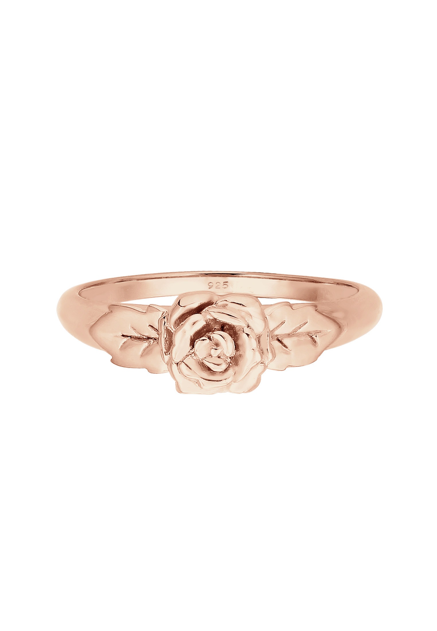 Elli Silberring »Ring Rosenblüte Blume Vintage Look Trend 925 Silber«