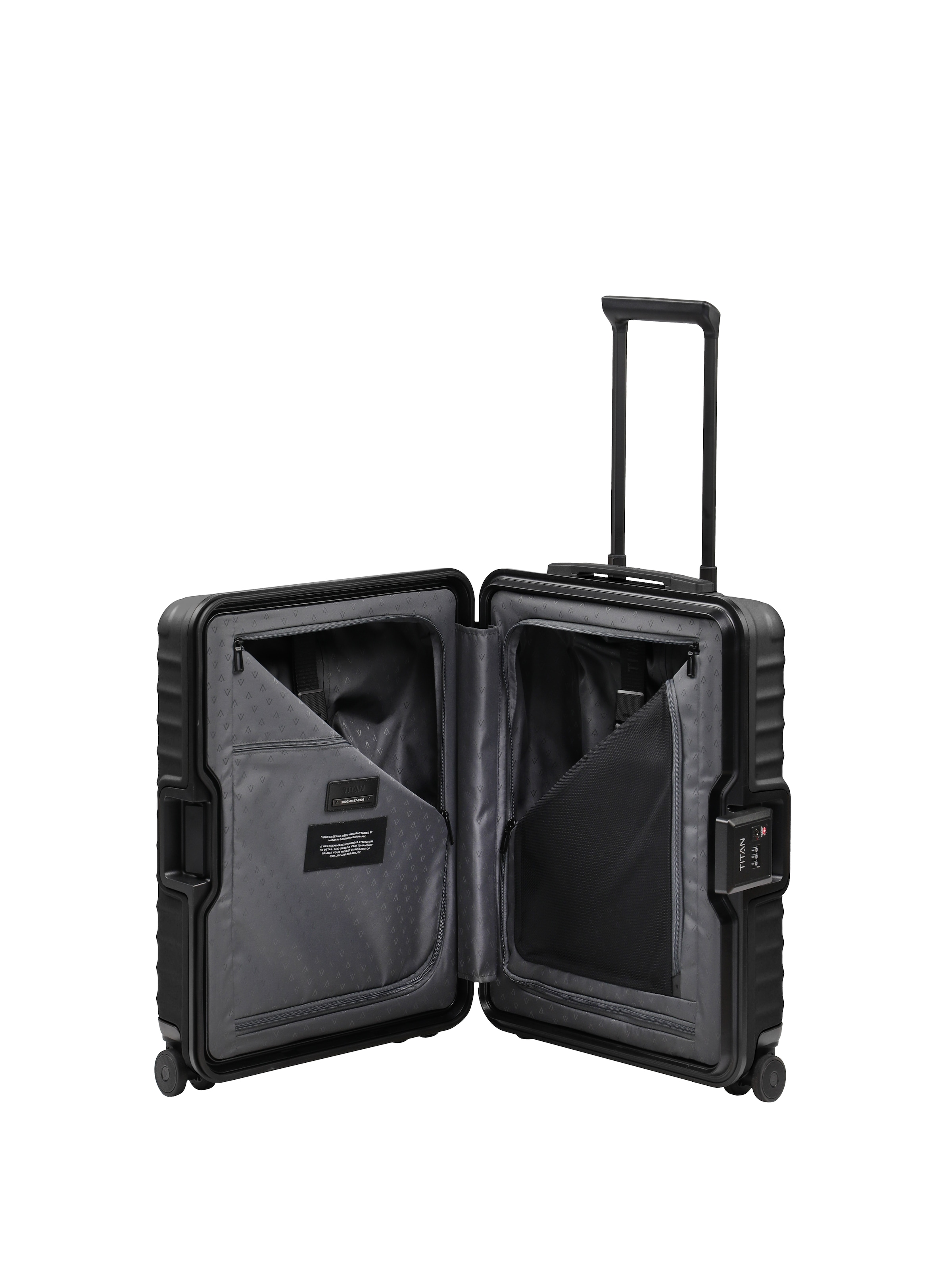 TITAN - Made in Germany Trolley »OVERSEAS Koffer Hartschale« 38 l 4 Rollen