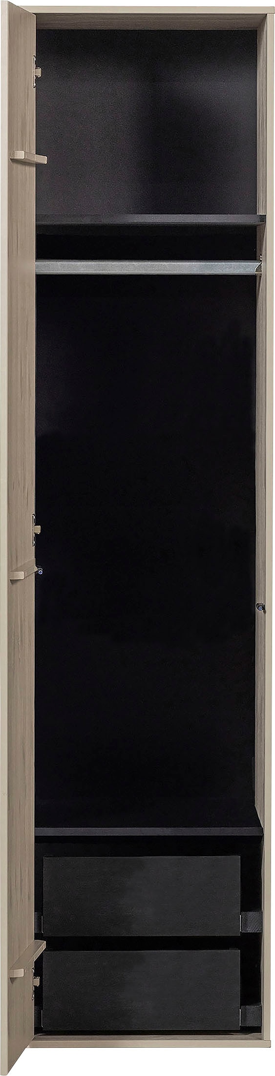 WOOOD Garderobenschrank »Daily«, mit Push-to-Open Funktion, H 200 cm x B 50 cm