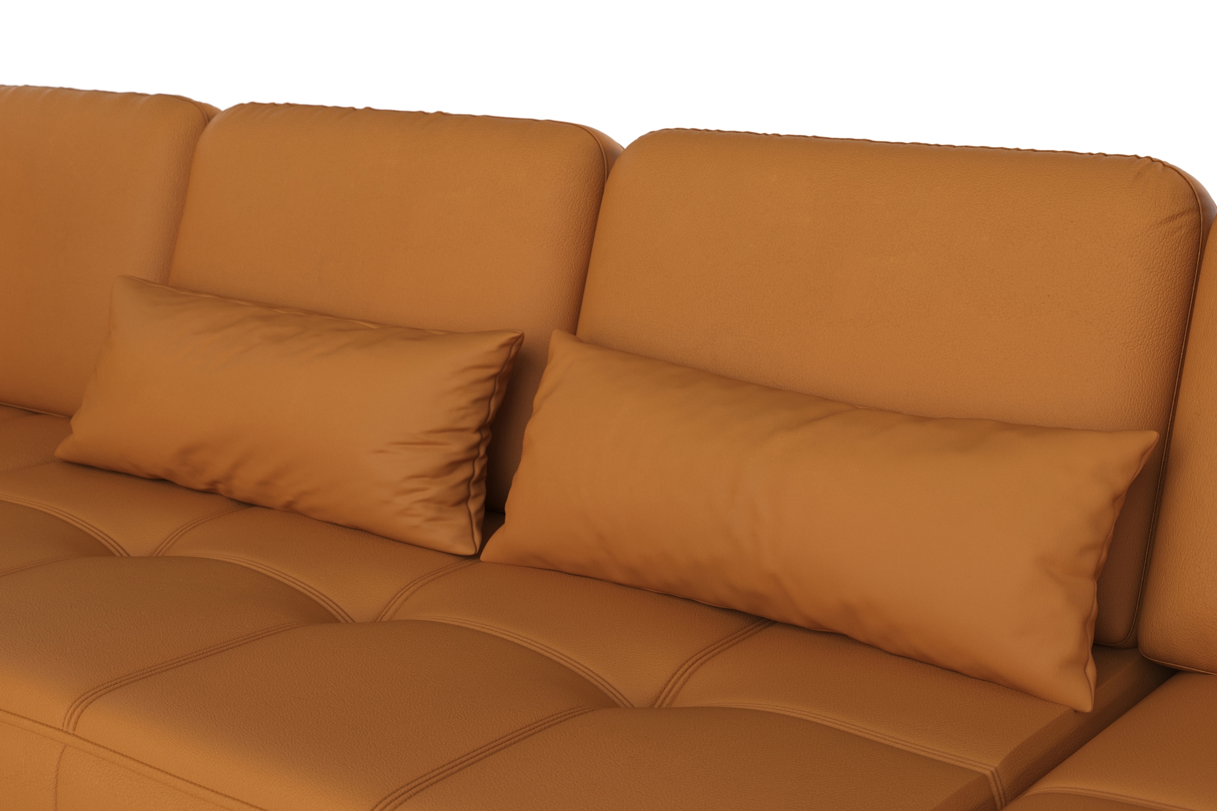 sit&more Wohnlandschaft »Bendigo U-Form«, inklusive Sitztiefenverstellung, Bodenfreiheit 12 cm, in 2 Fußfarben