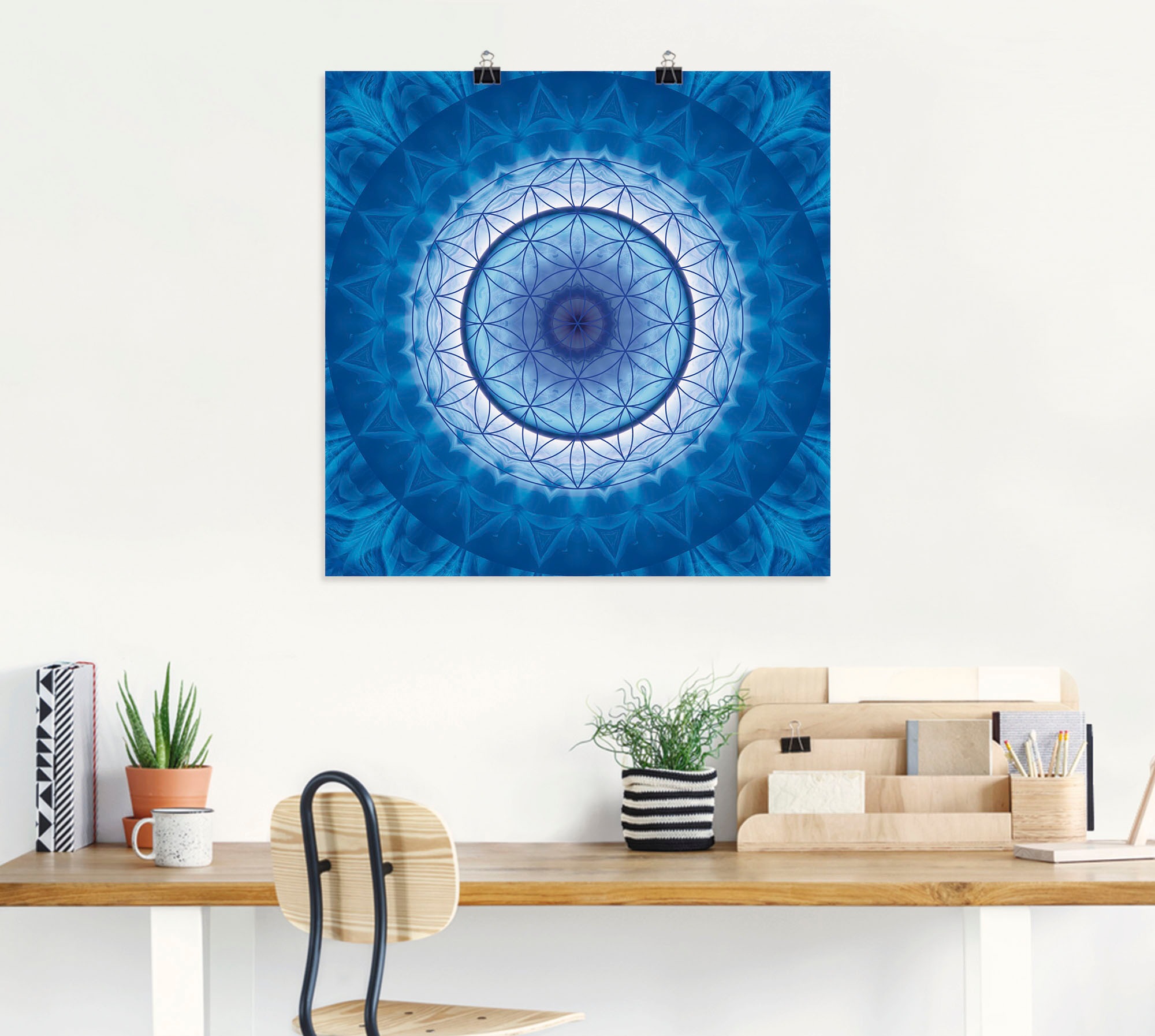Artland Wandbild »Blume des Lebens 2«, Muster, (1 St.), als Leinwandbild, Poster in verschied. Größen