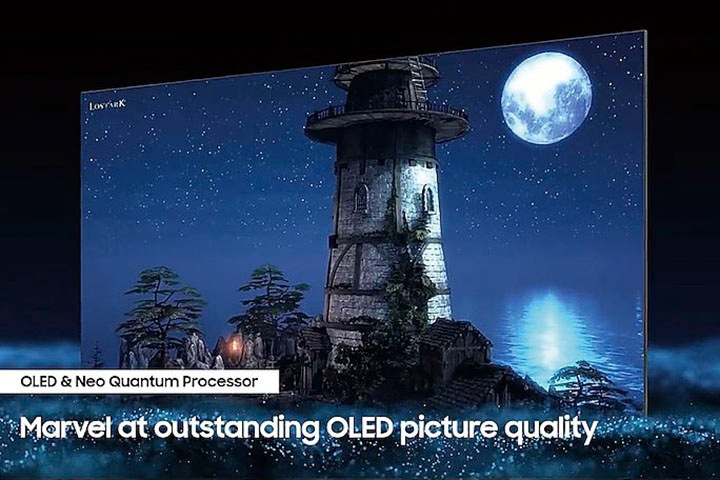 Samsung Curved-Gaming-OLED-Monitor »Odyssey OLED G8SB S34BG850SU«, 86 cm/34 Zoll, 3440 x 1440 px, 4K Ultra HD, 0,1 ms Reaktionszeit, 175 Hz, 0.03ms GTG