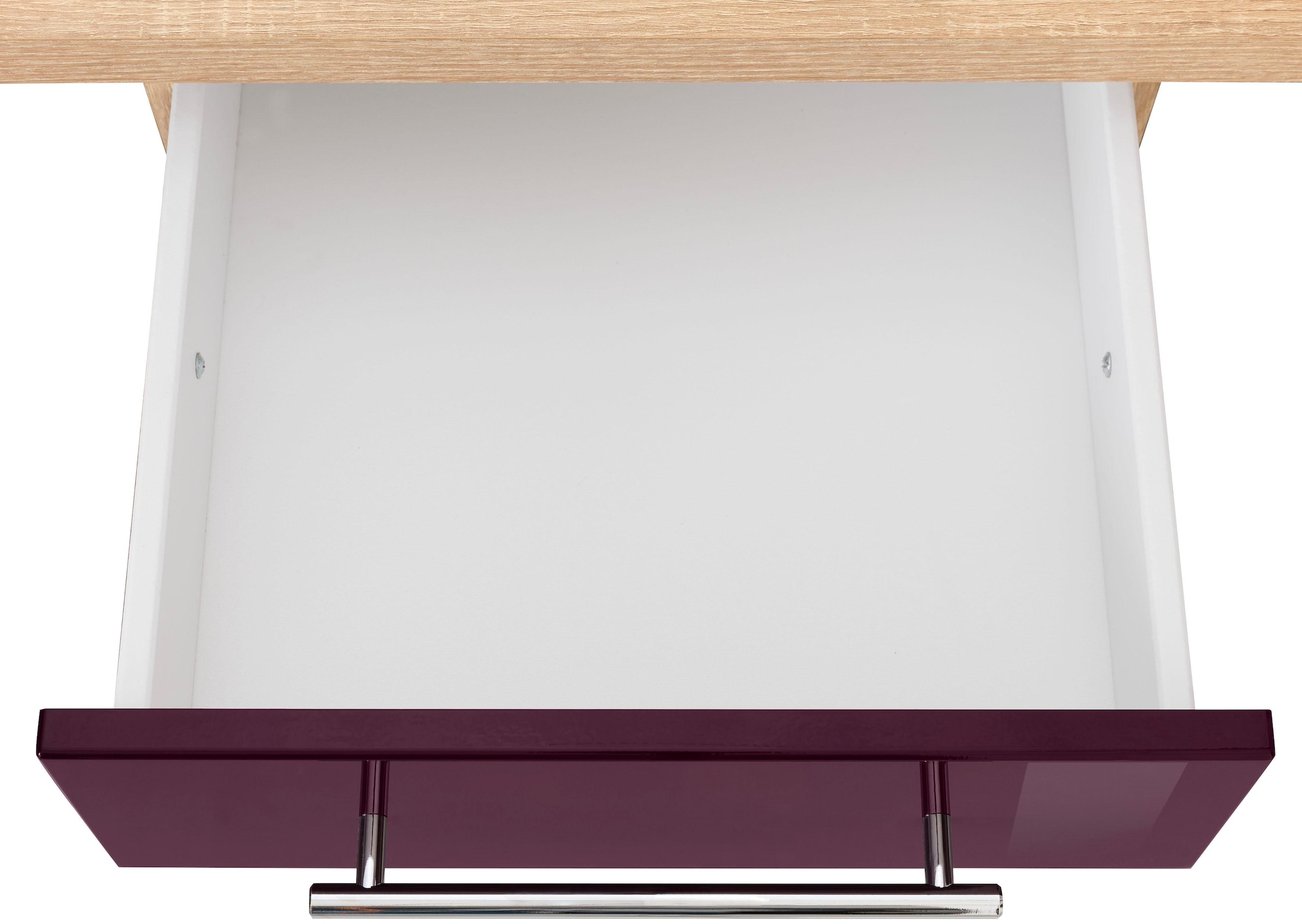 KOCHSTATION Küchenzeile »KS-Eton«, mit E-Geräten, Breite 390 cm