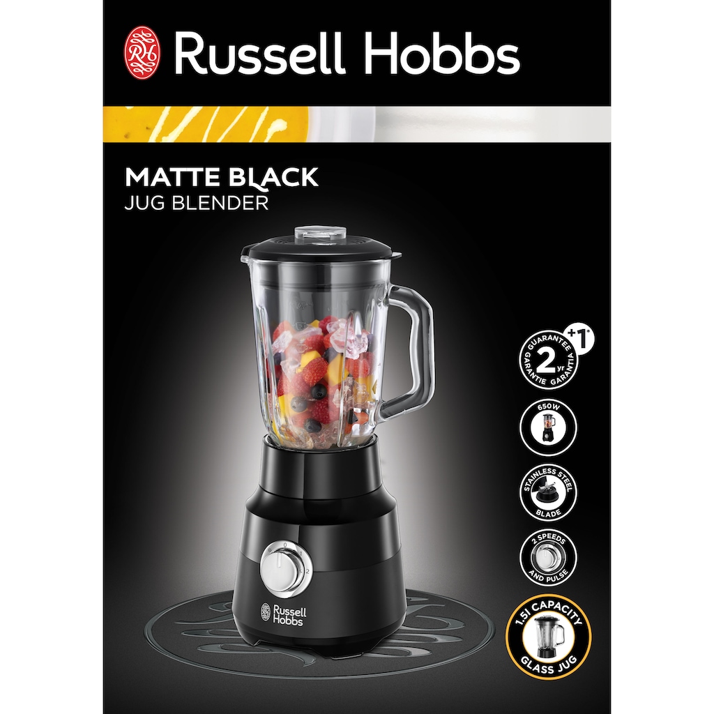 RUSSELL HOBBS Standmixer »Matte Black 24722-56«, 650 W