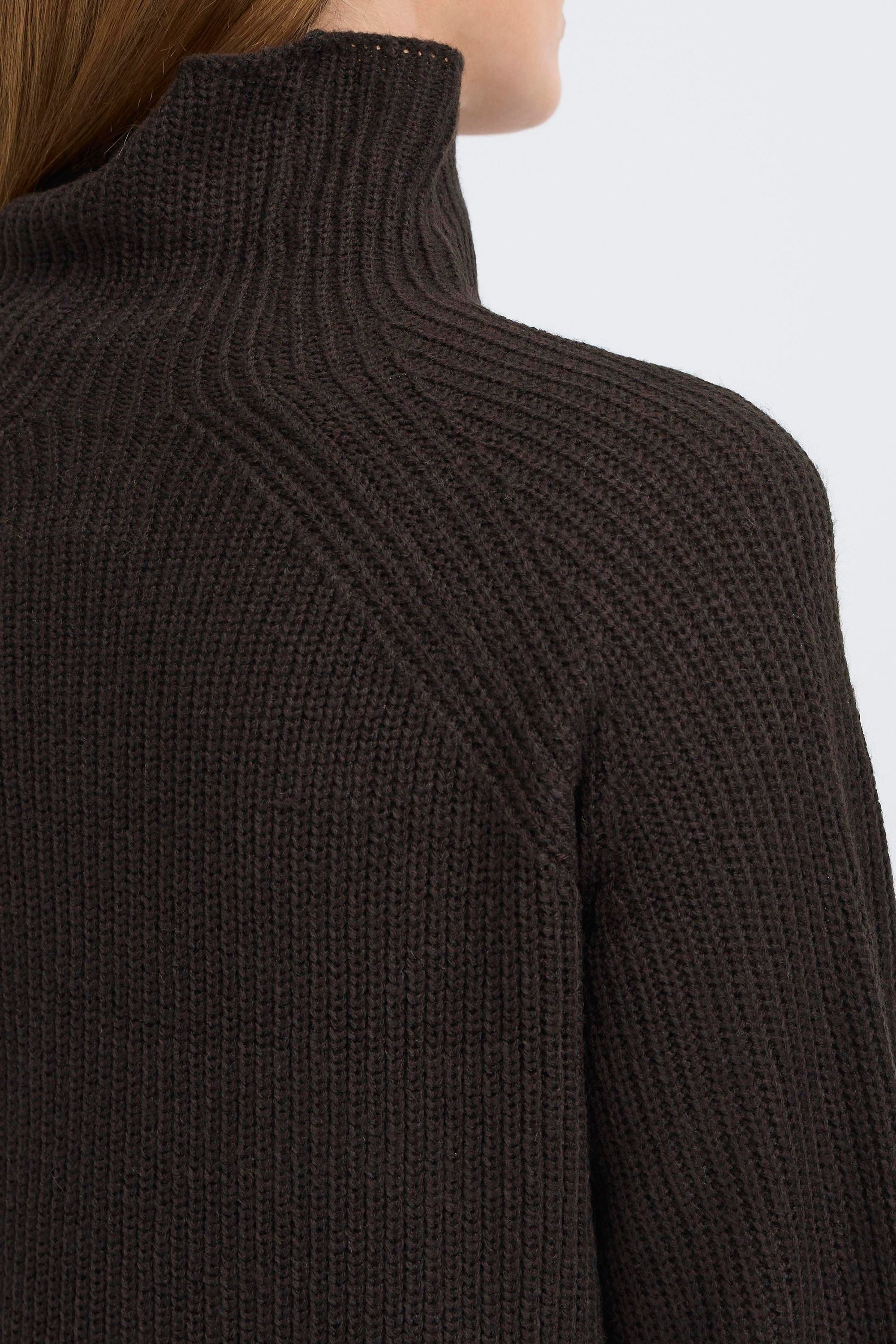 OXMO Strickfleece-Pullover »Strickpullover OXBMMNELLY TURTLENECK«