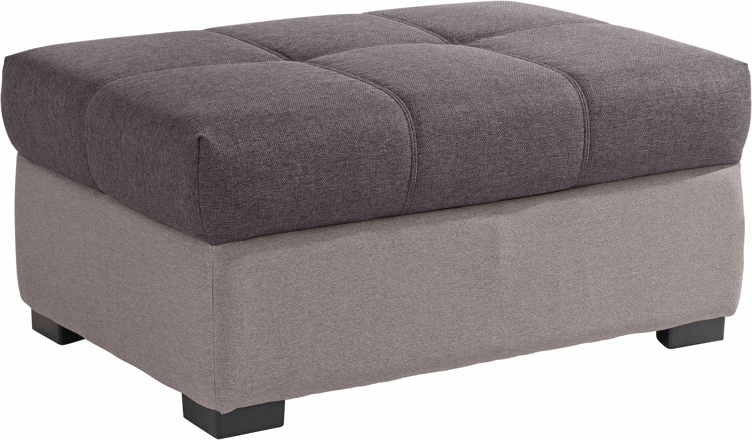 COTTA Polstergarnitur »Speedway«, (Set), Set: bestehend aus Ecksofa und Hocker, inklusive Kopfteilverstellung