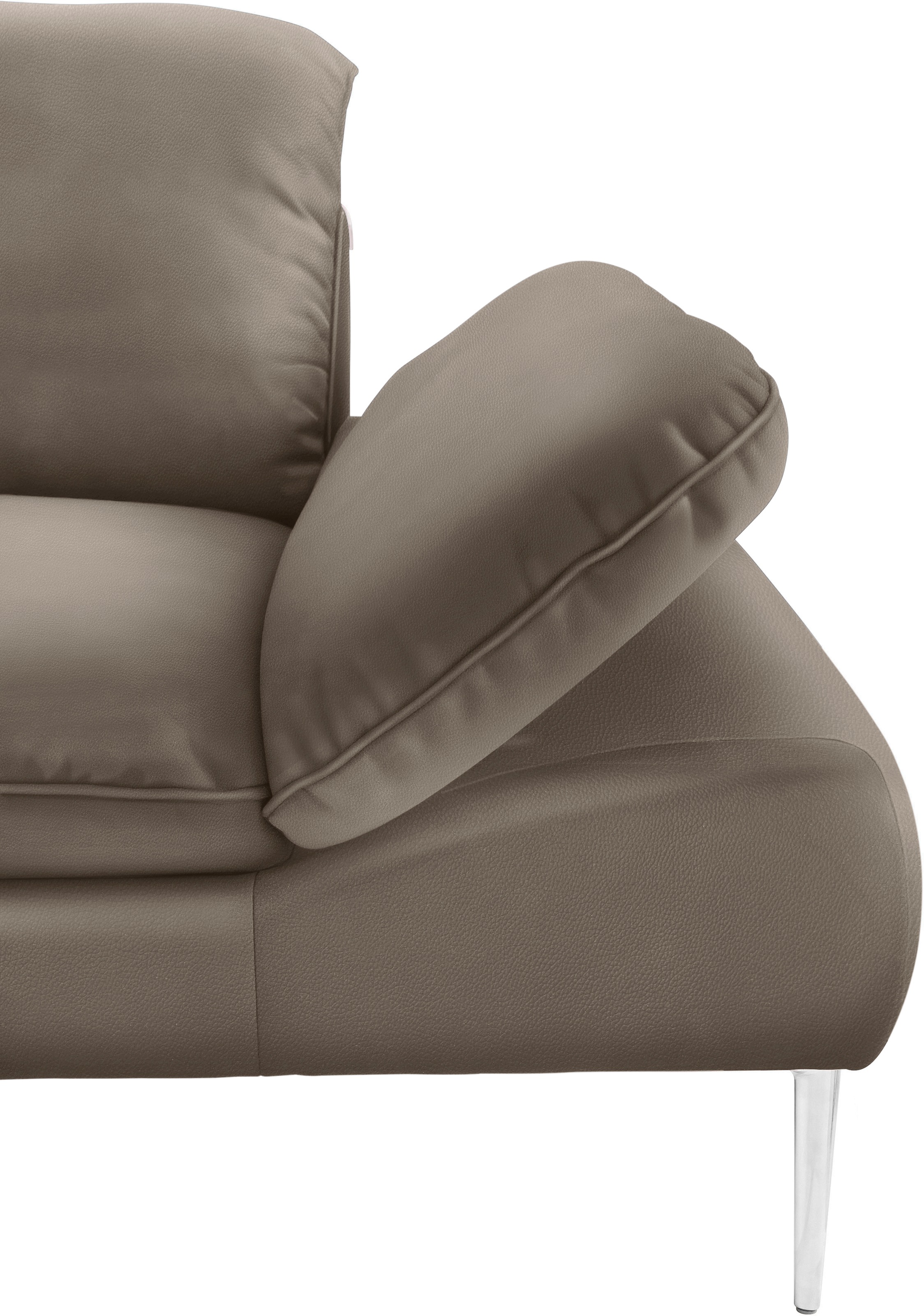W.SCHILLIG 2,5-Sitzer »enjoy&MORE«, mit Sitztiefenverstellung, Füße Chrom glänzend, Breite 232 cm