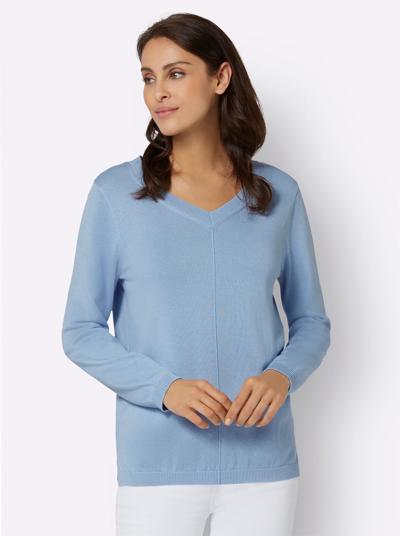 Inspirationen V-Ausschnitt-Pullover »Pullover«