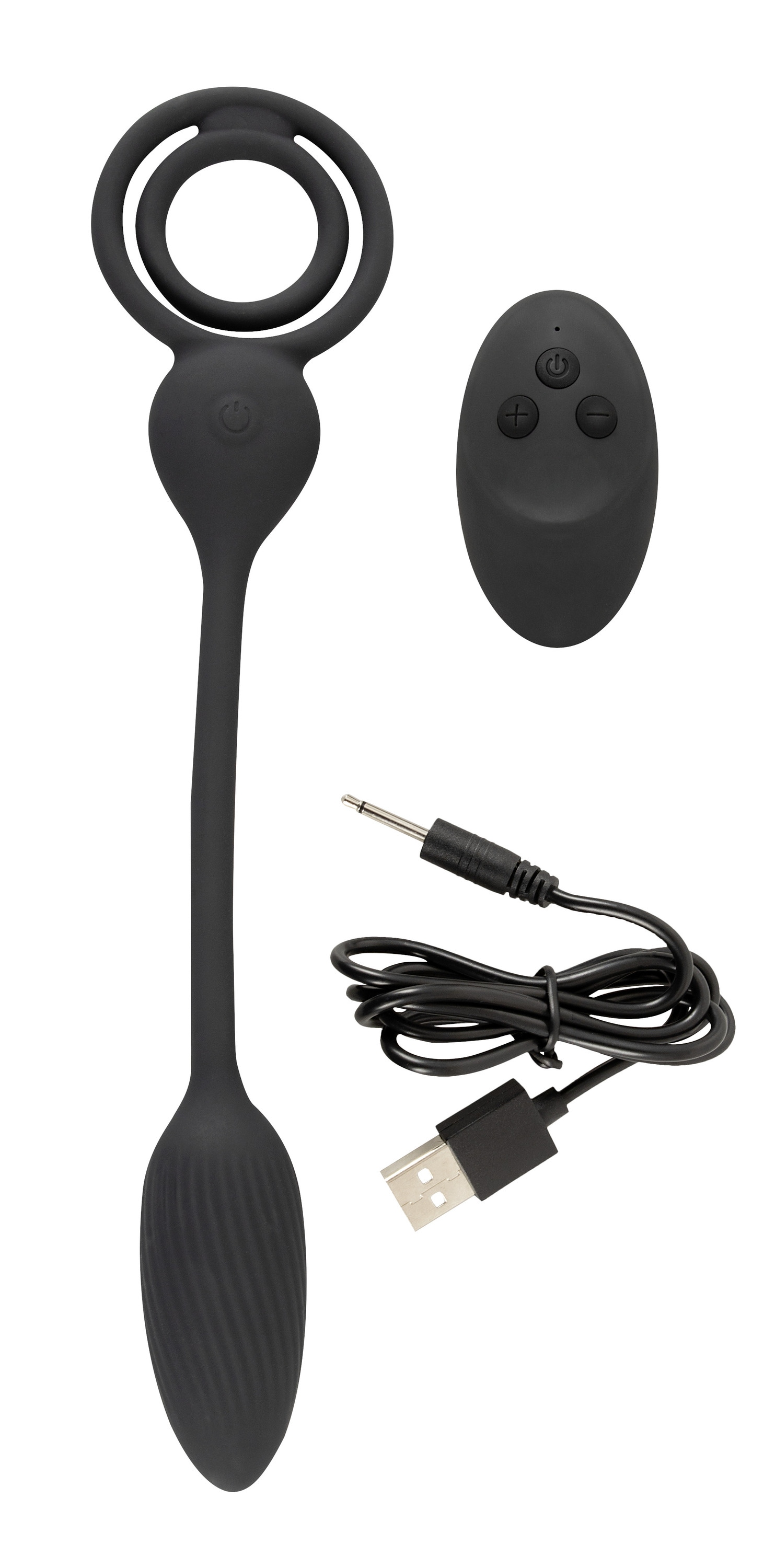 REBEL Anal-Stimulator »Vibro-Analplug Rings with a RC B-Plug« ()