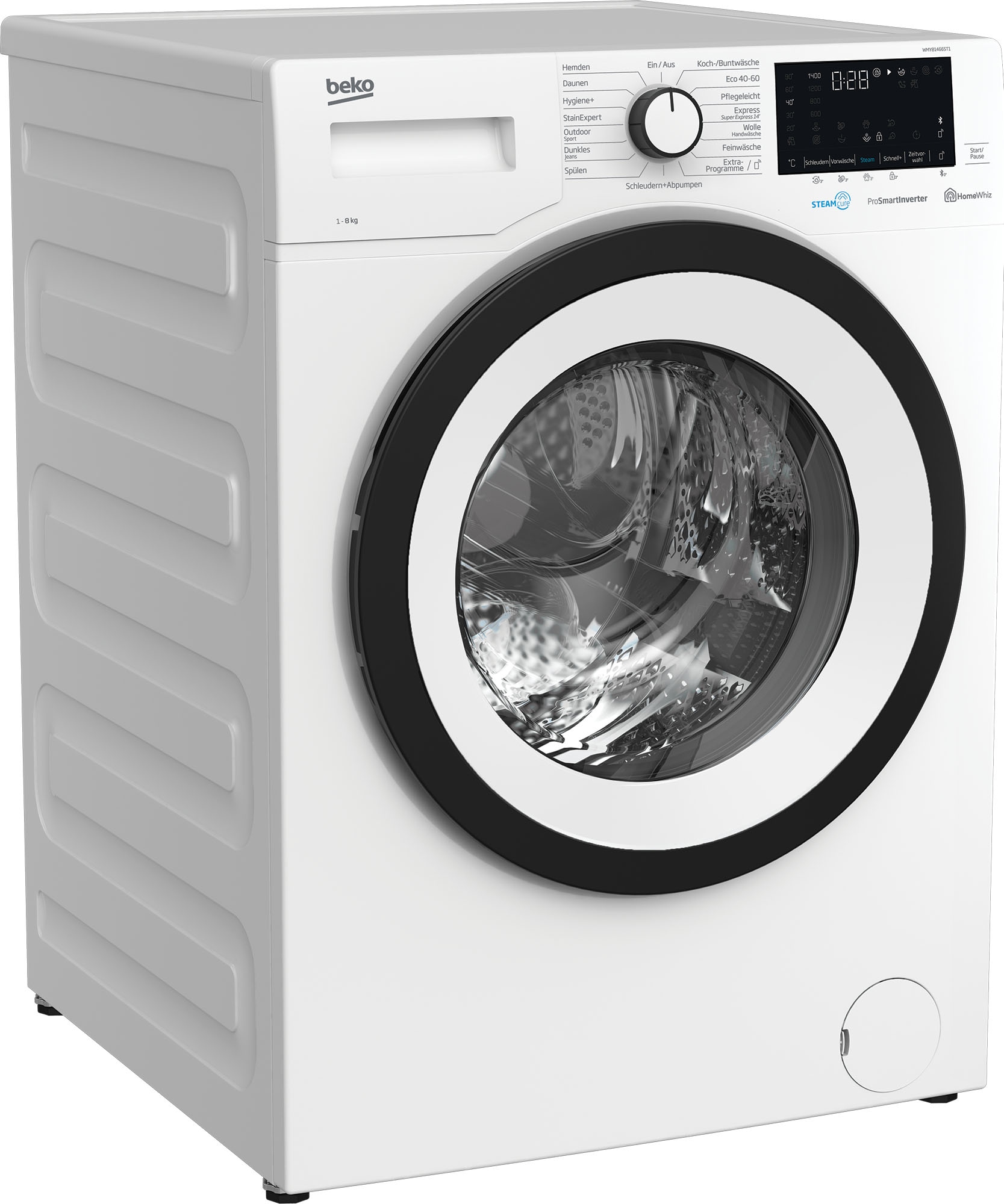 BEKO Waschmaschine WMY81466ST1, U/min 8 1400 kg, 3 XXL »WMY81466ST1«, Jahren mit Garantie