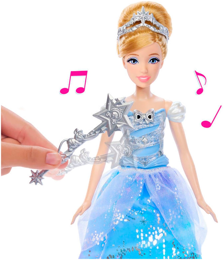 Mattel® Anziehpuppe »Disney Prinzessin, Cinderella-Puppe im bezaubernden Ballkleid« mit Sound