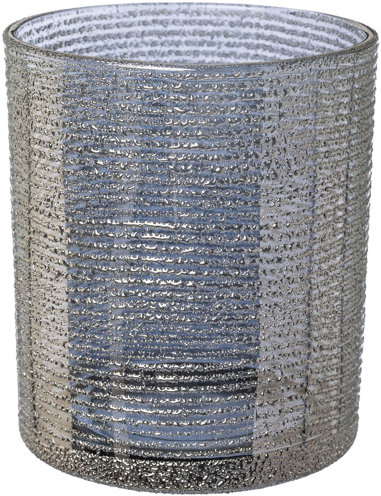 Teelichthalter »Kerzenhalter Ayva«, (Set, 3 St.), aus Glas, mit edler Oberflächenstruktur