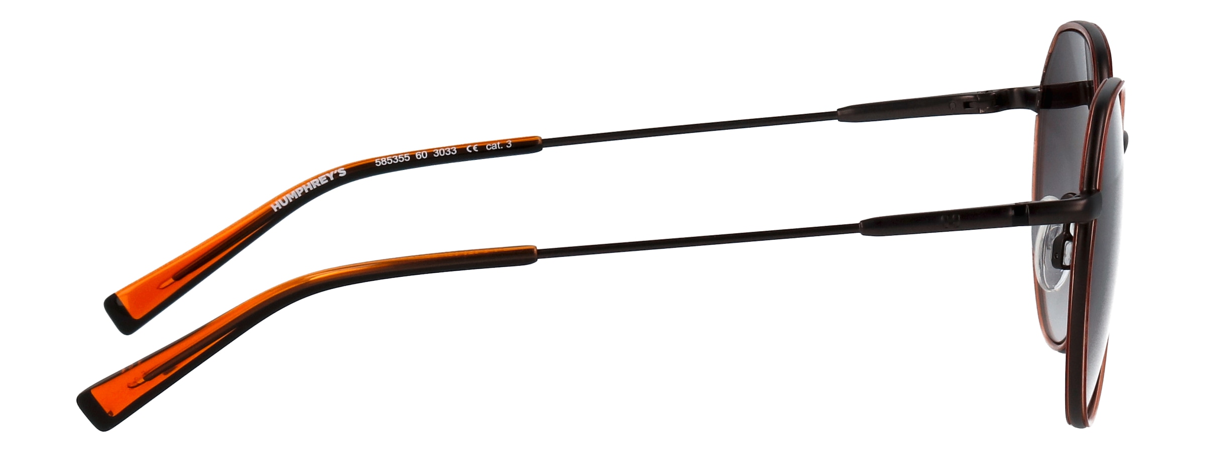 HUMPHREY´S eyewear Sonnenbrille »Modell 585355« Form Panto, Logoschriftzug auf Bügel, Kombifassung
