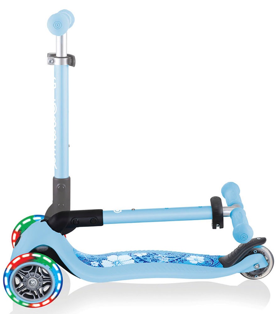 Globber Dreiradscooter »JUNIOR FOLDABLE FANTASY LIGHTS, mit Leuchtrollen«