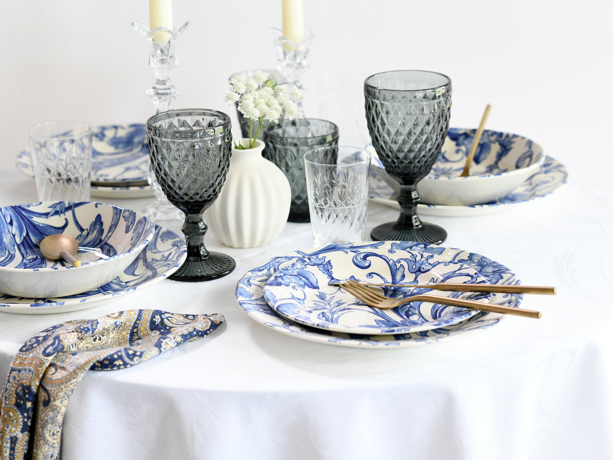CreaTable Teller-Set »Venecia, Tellerset 18-tlg« Traditionell, Nostalgie