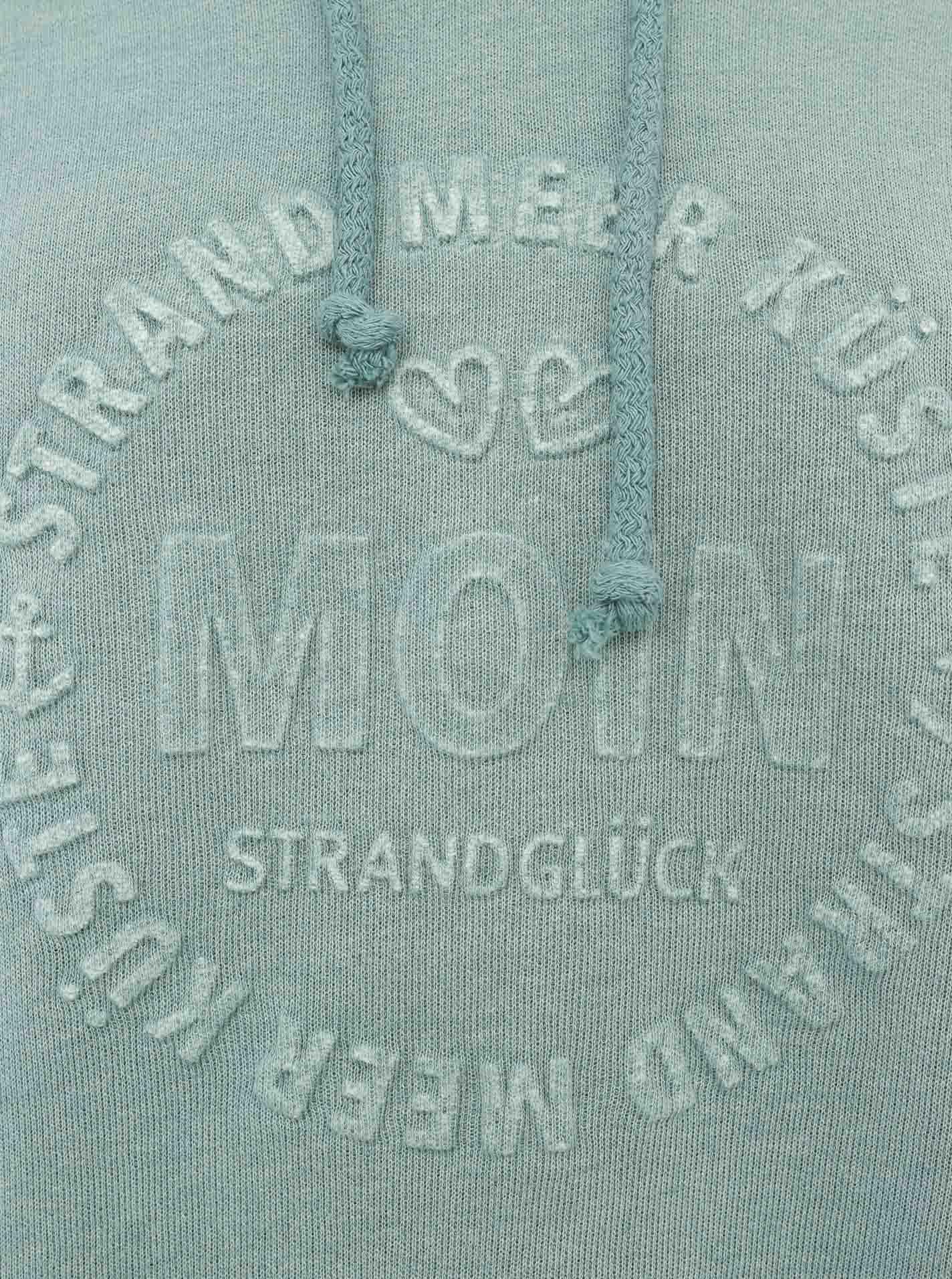 Zwillingsherz Hoodie »"Moin"«, mit Kapuze und Stempeldruck