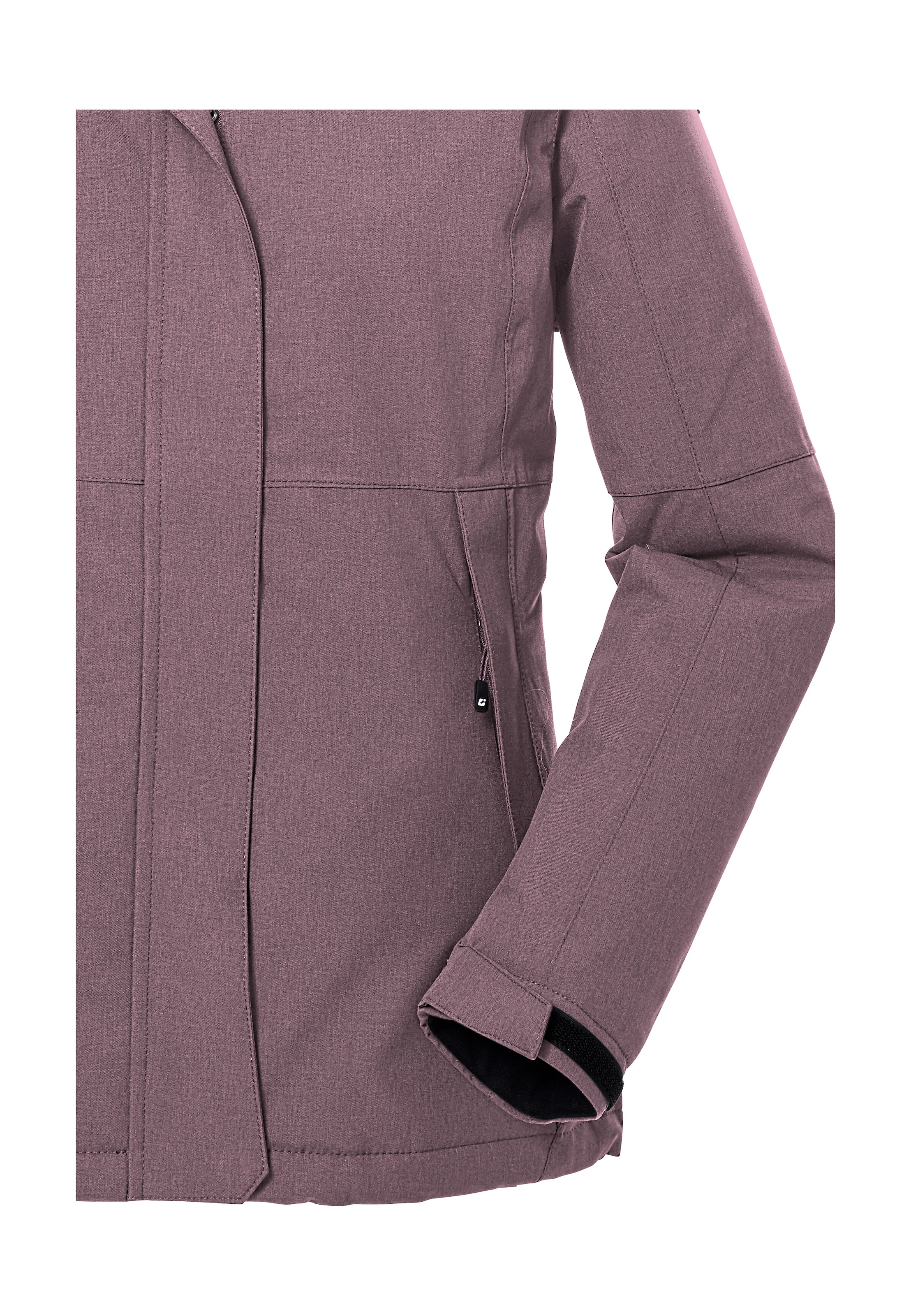 Killtec Outdoorjacke »KOW 37 WMN JCKT«, Wasserdichte Damenjacke mit abnehmbarer Kapuze und verstellbaren Bündchen