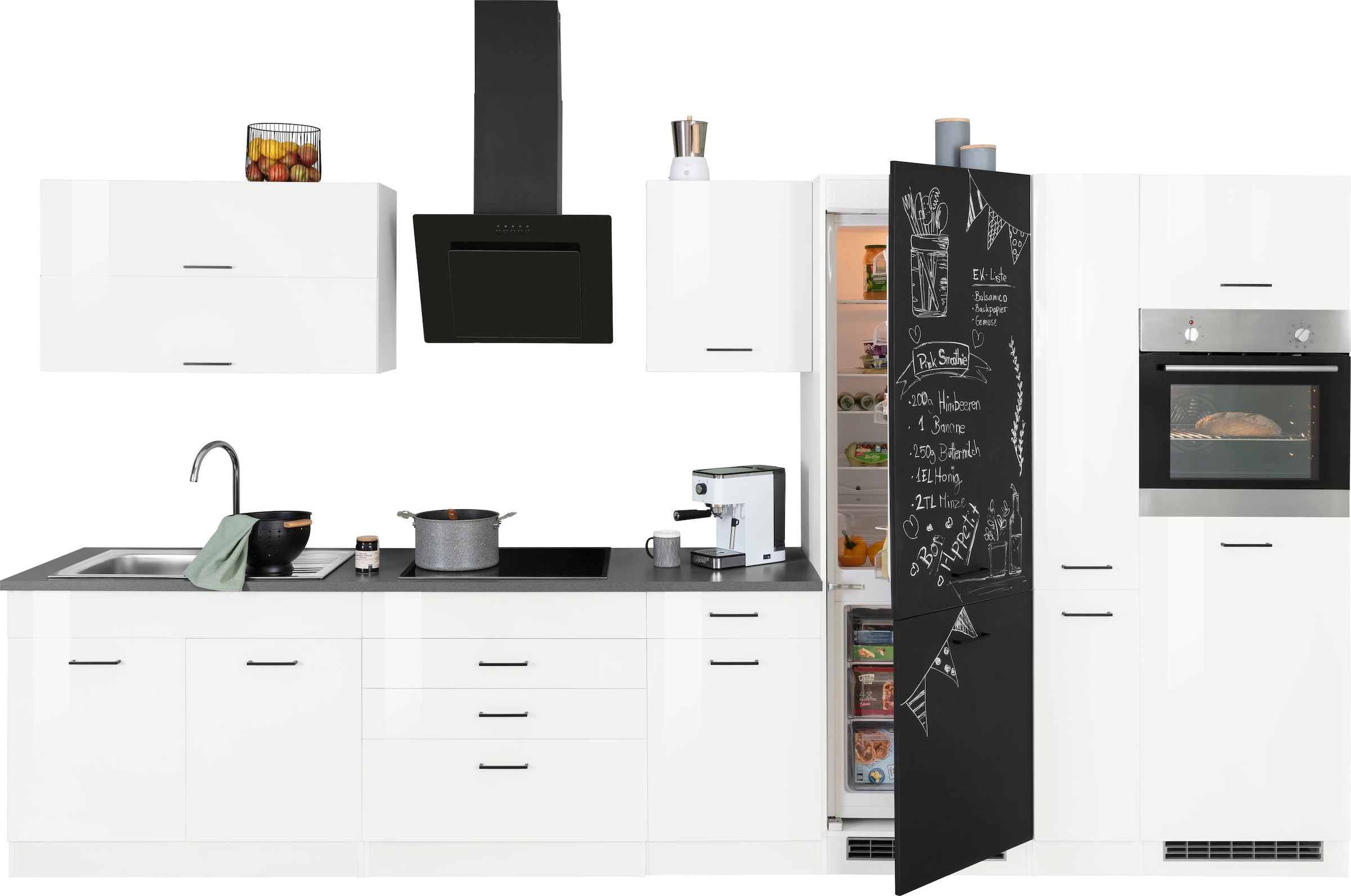 HELD MÖBEL Küchenzeile auf cm E-Geräte, bestellen Rechnung ohne »Trier«, 380 Breite