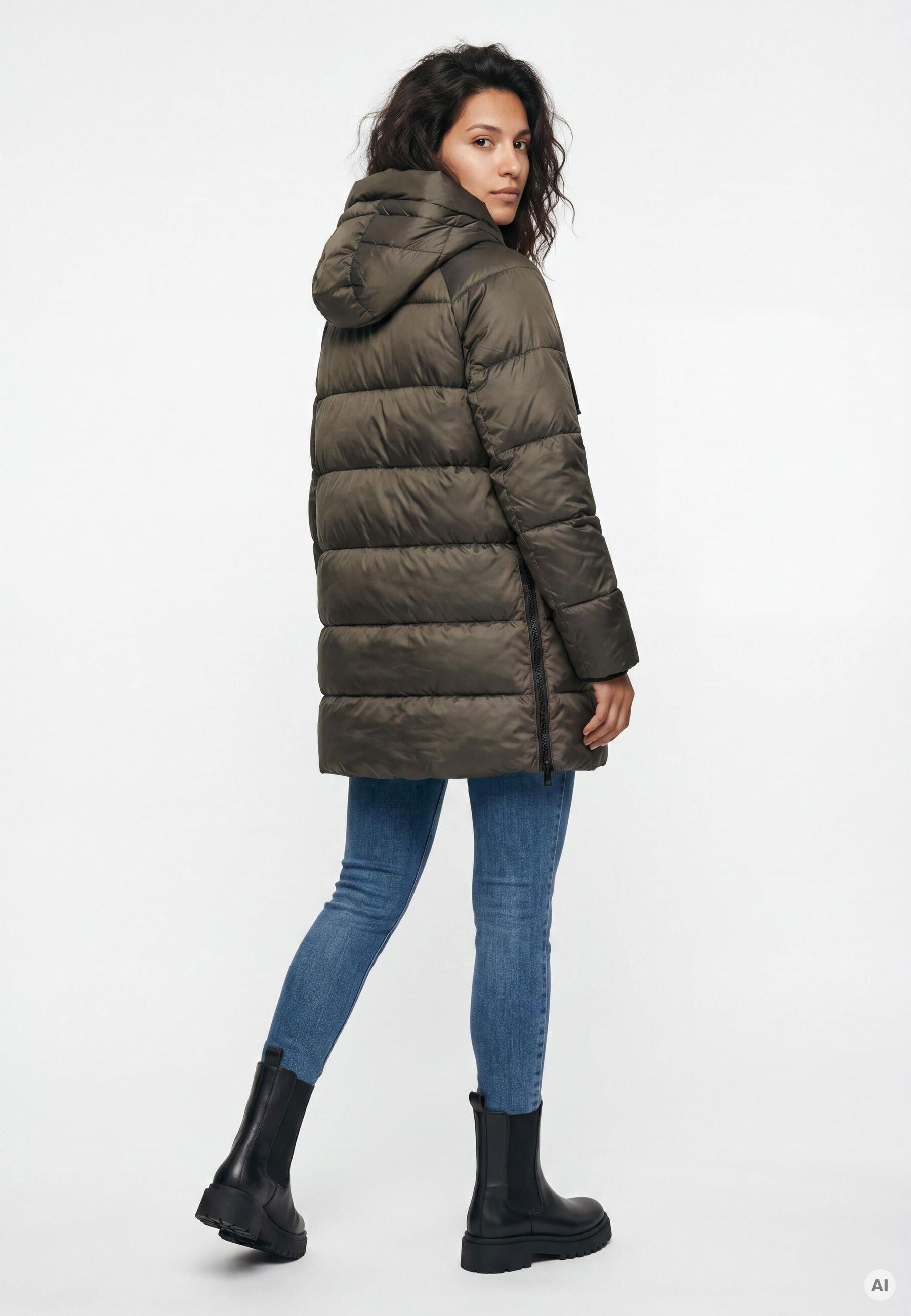Milestone Steppjacke »Milestone Steppjacke MSUmeko« mit Kapuze sportive Steppjacke in A-Linie