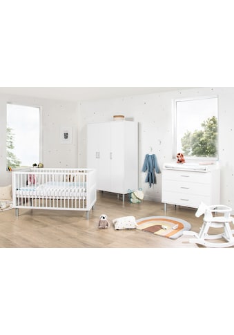 Pinolino® Babyzimmer-Komplettset »Jarle breit groß«, (Set, 3 St., Gitterbett,... kaufen