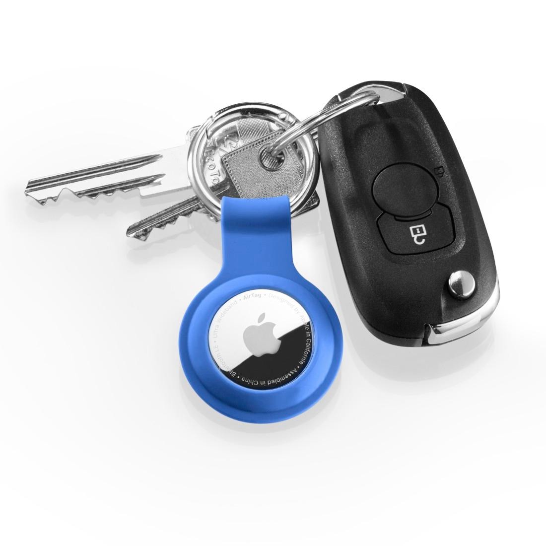 Schutzhülle Schlüsselanhänger für aus Apple mit Protector »Edge Silikon, Hama Karabiner AirTag