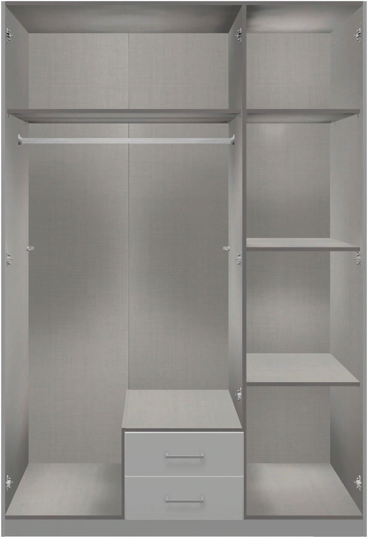 Wimex Drehtürenschrank »Texel in der Breite 135cm« mit Metallgriffen