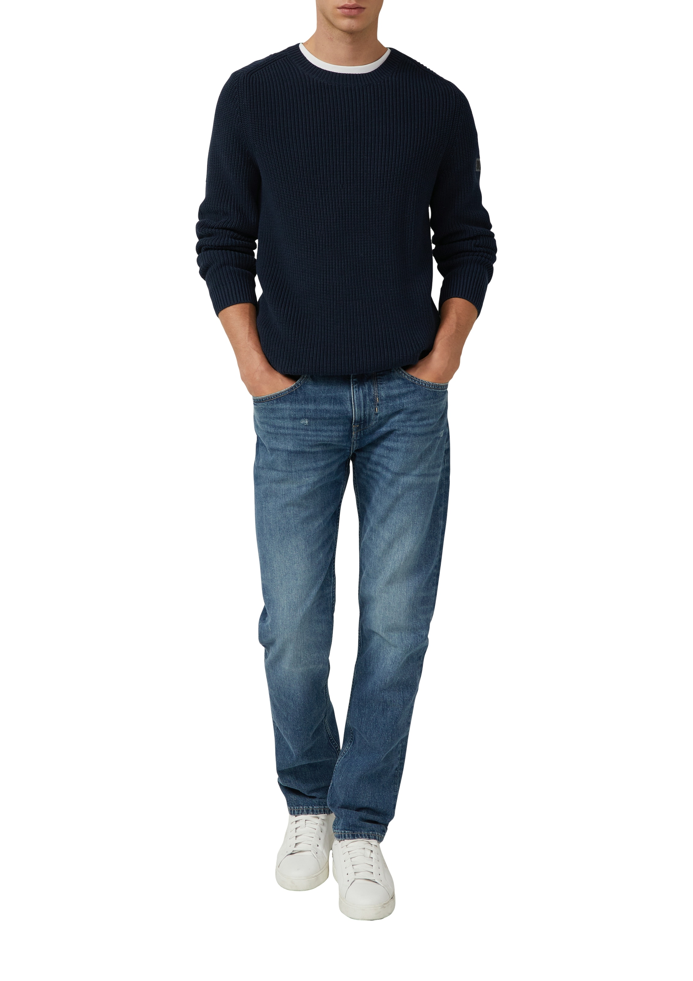 s.Oliver Strickpullover, mit Rippbündchen