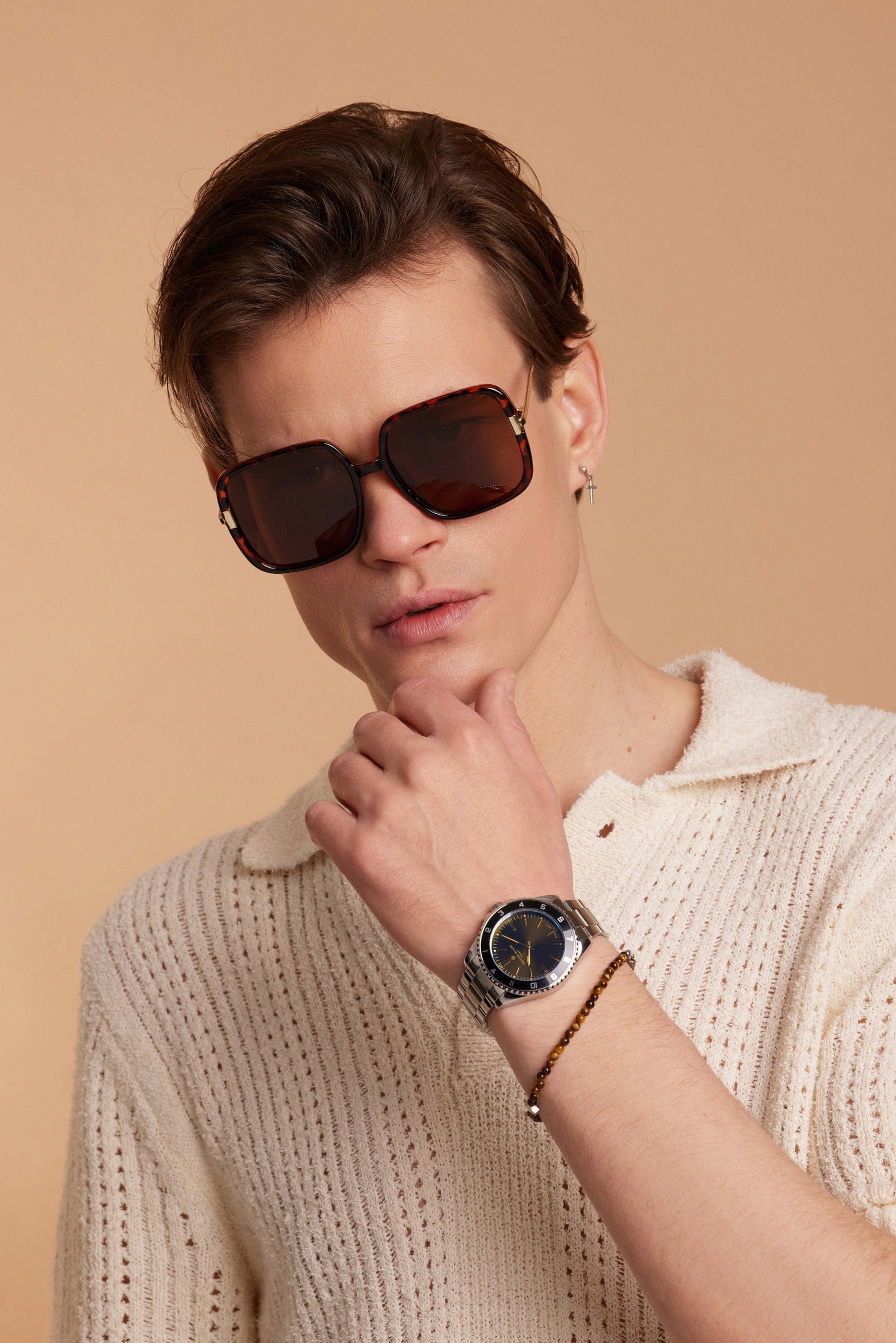 PHILIPP BLANC Sonnenbrille »PA03-02« Glas 0,74 mm, polarisierte Gläser, UV400, CAT3.0