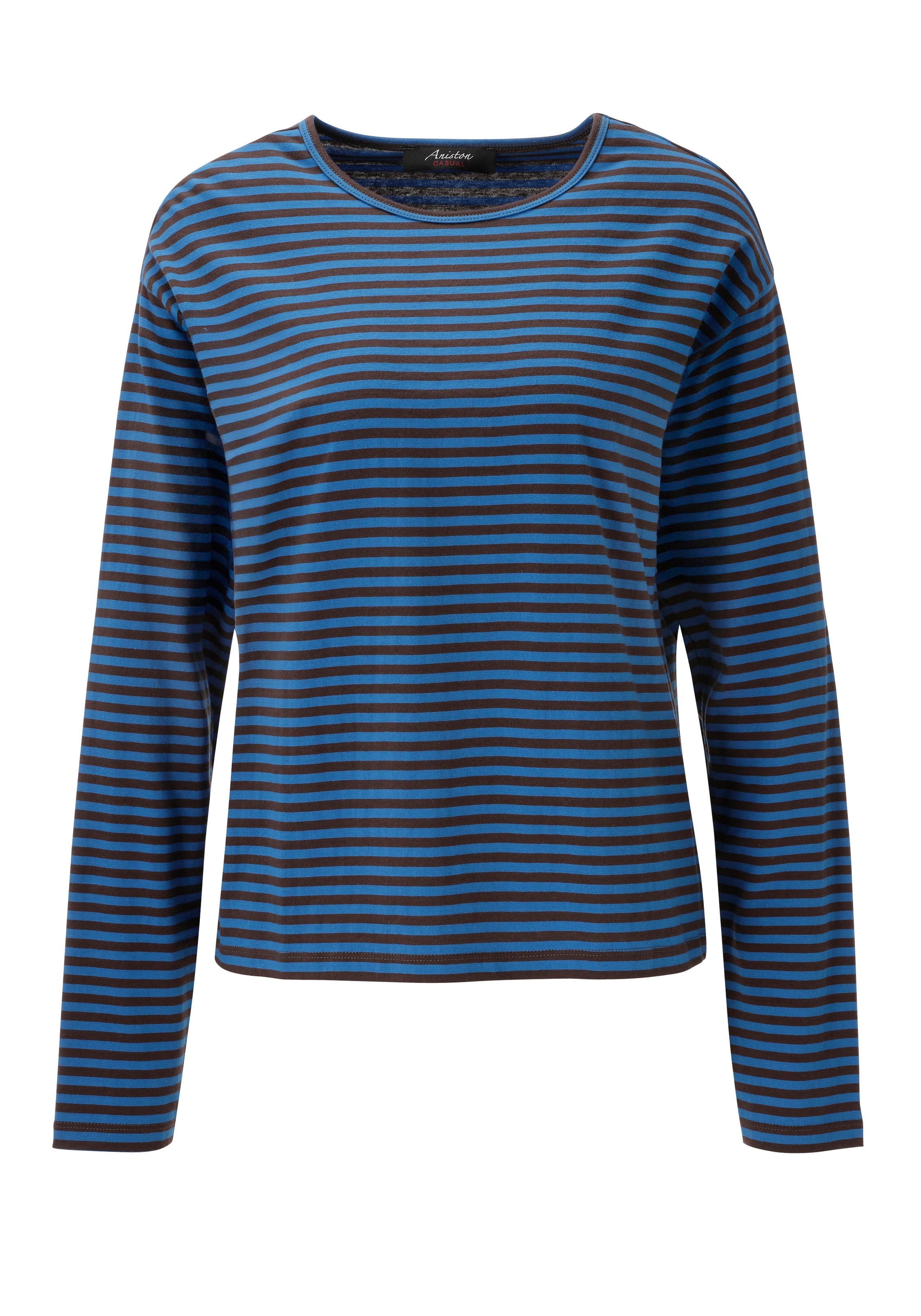 Aniston CASUAL Langarmshirt im trendfarbenen Ringel-Dessin - NEUE KOLLEKTION