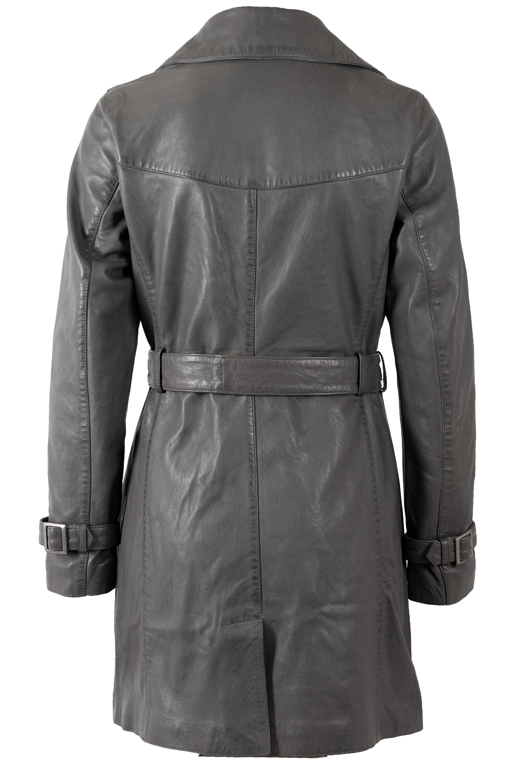 Mauritius Ledermantel »GWTaresa«, 2 Stk. Leder-Trenchcoat mit Bindegürtel
