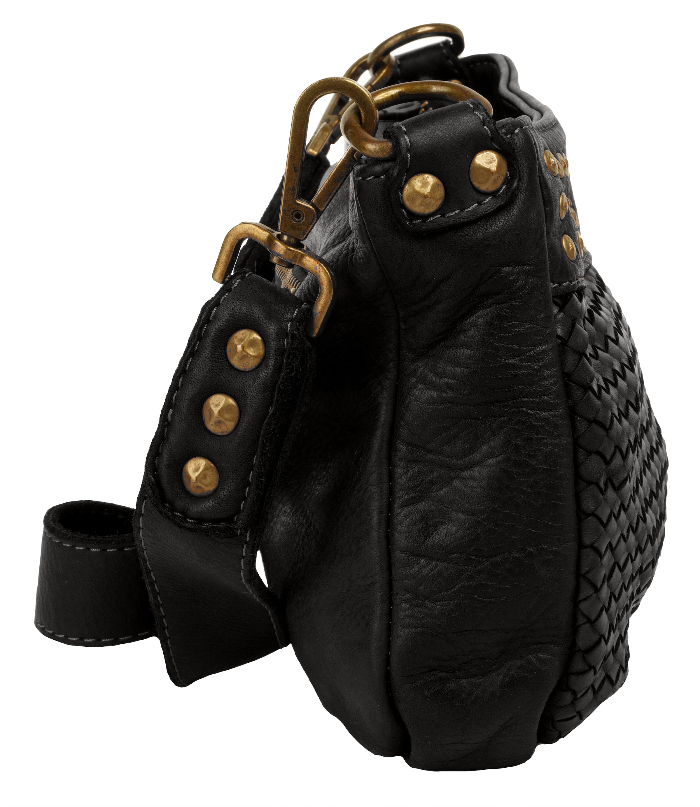 Samantha Look Umhängetasche echt Leder, Made in Italy