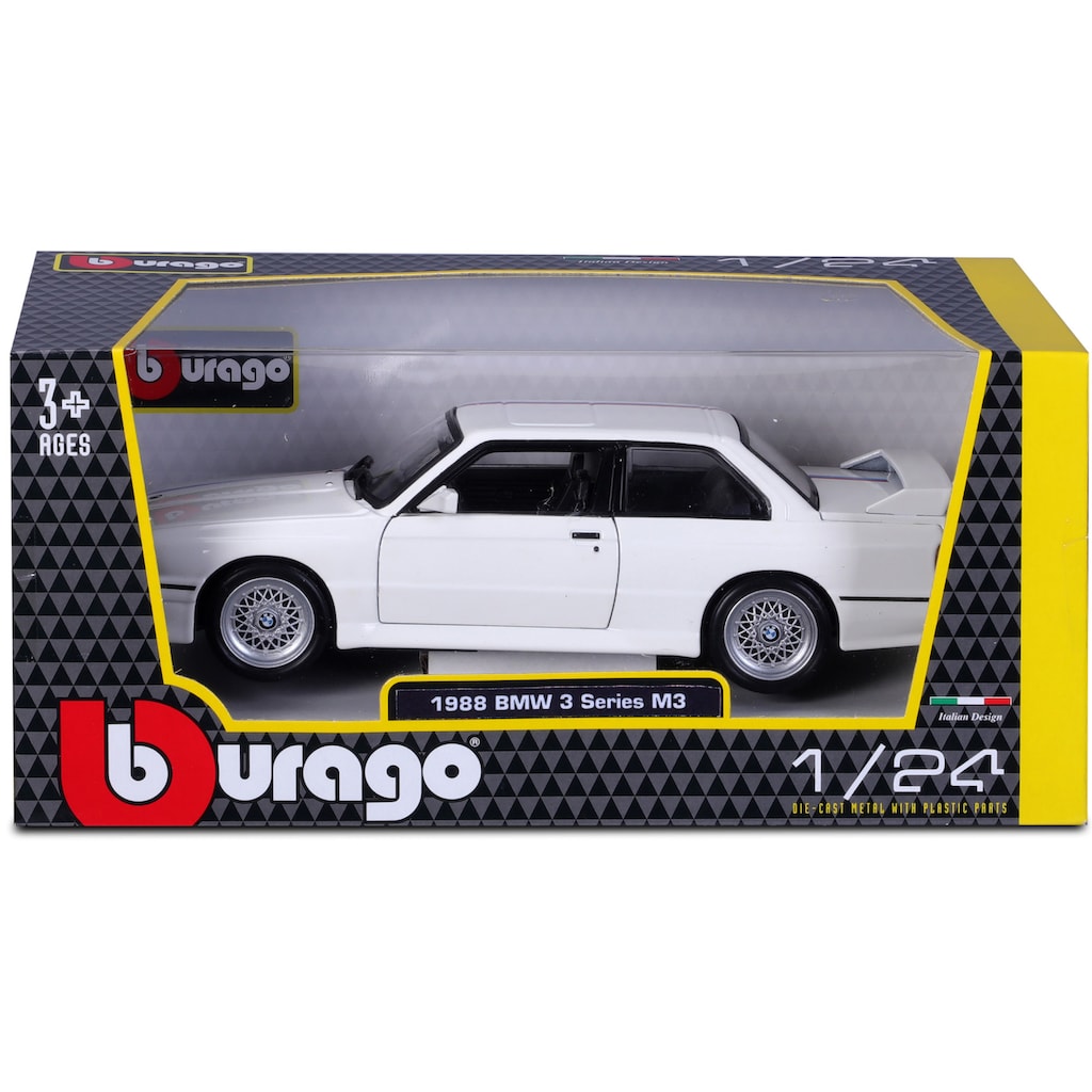 Bburago Sammlerauto »BMW M3 (E30) 88, weiß«, 1:24