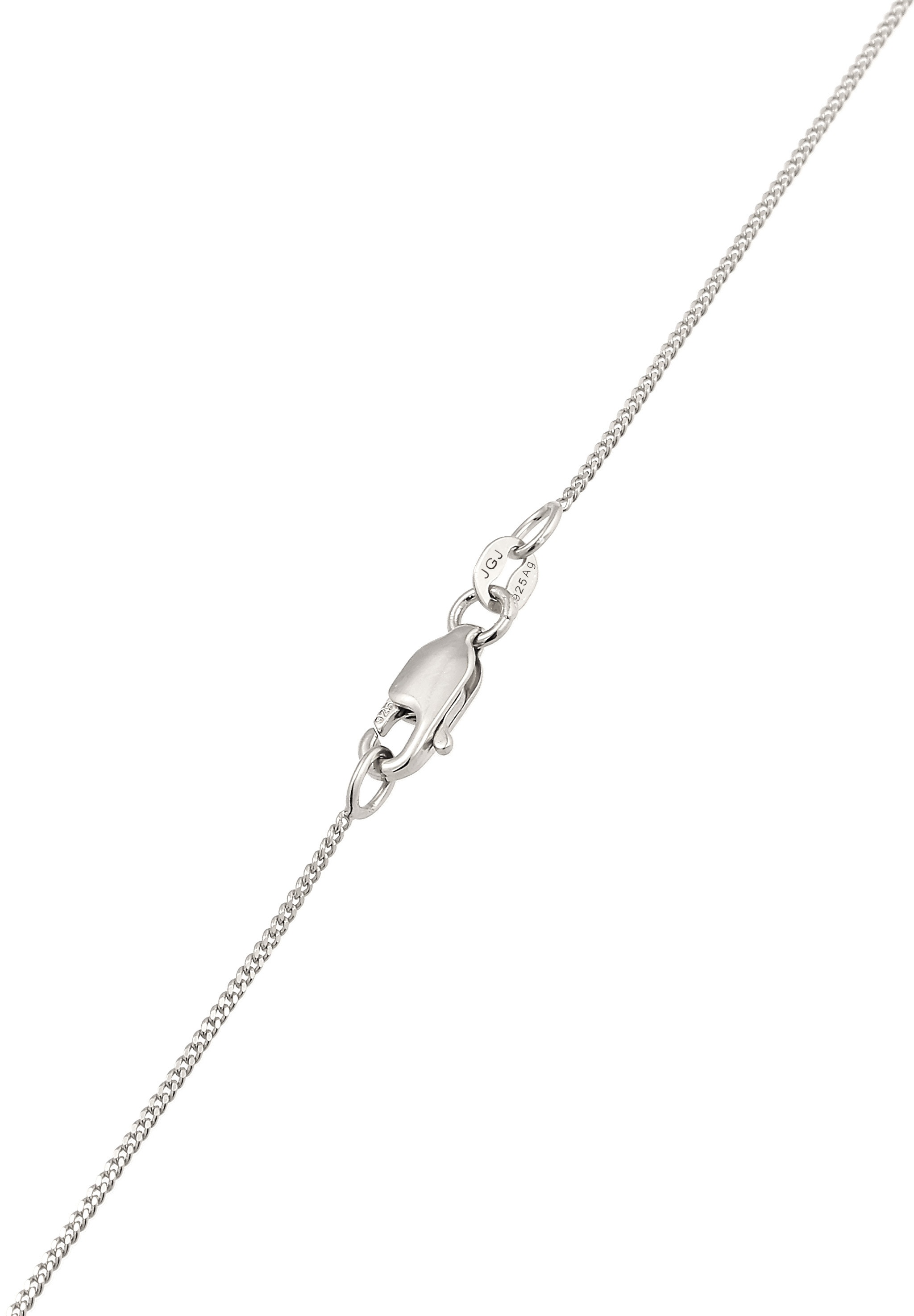 Elli DIAMONDS Kette mit Anhänger »Halskette Laborgezüchtete Diamanten Weiß Brillantschliff (0.015 ct) 925 Sterling Silber«