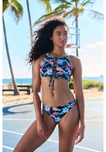 KangaROOS Bustier-Bikini-Top »Agave«, mit Zierschnürung vorne kaufen