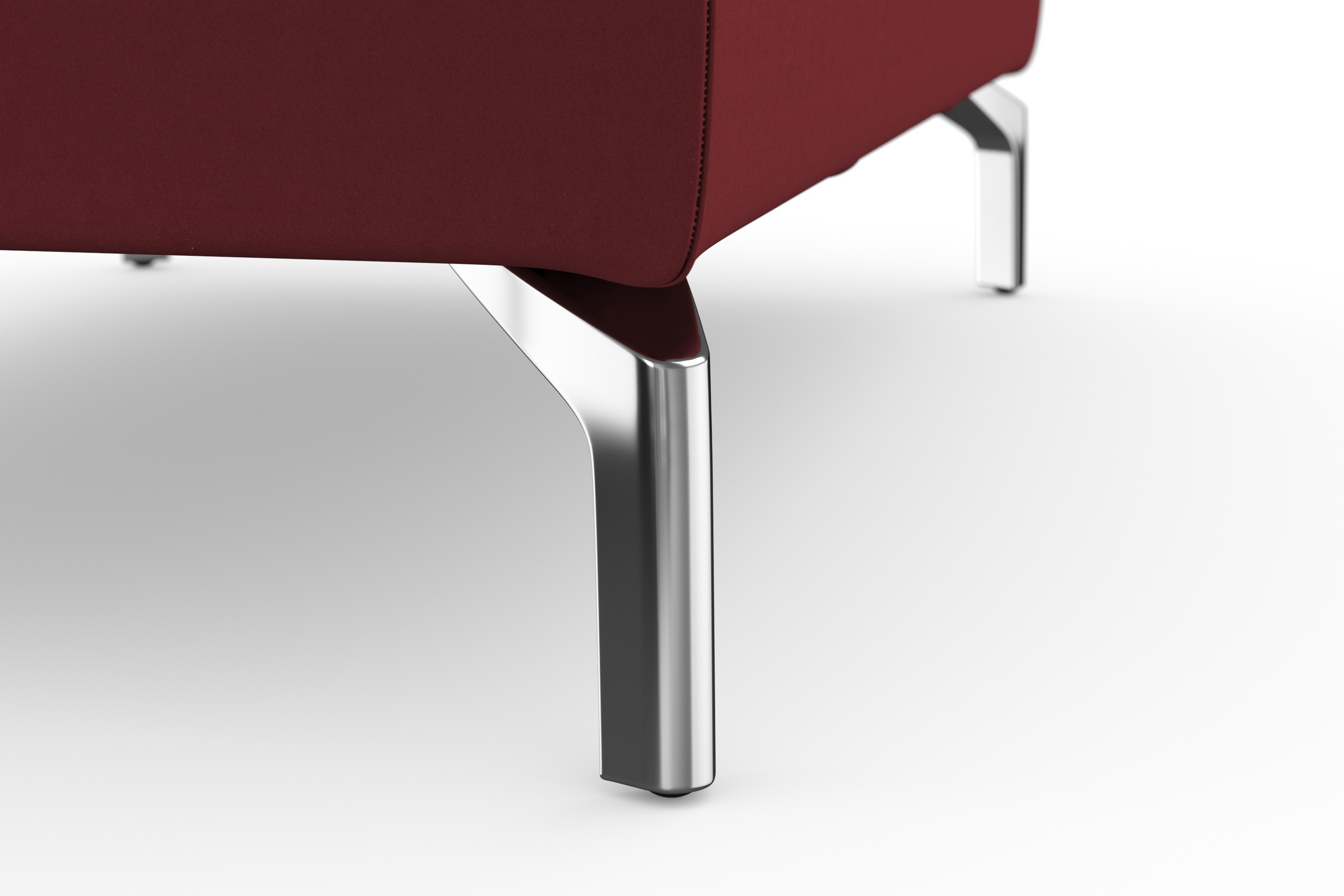 sit&more Hocker »Bendigo«, mit Klappfunktion, Bodenfreiheit 15 cm, wahlweise in 2 Fußfarben