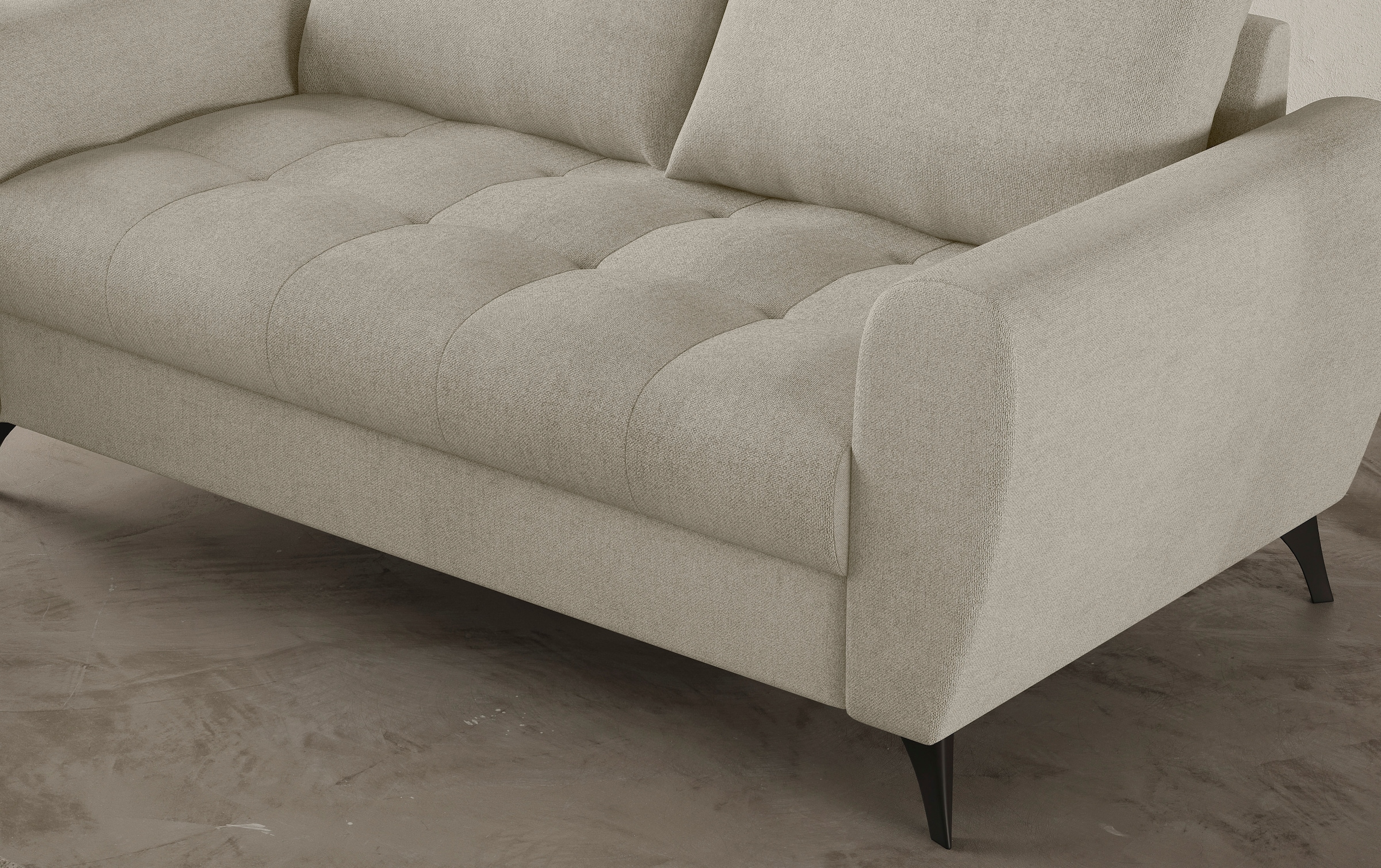 Mr. Couch 2,5-Sitzer »Blackburn II«, Mit Kaltschaumpolsterung bis 140 kg belastbar