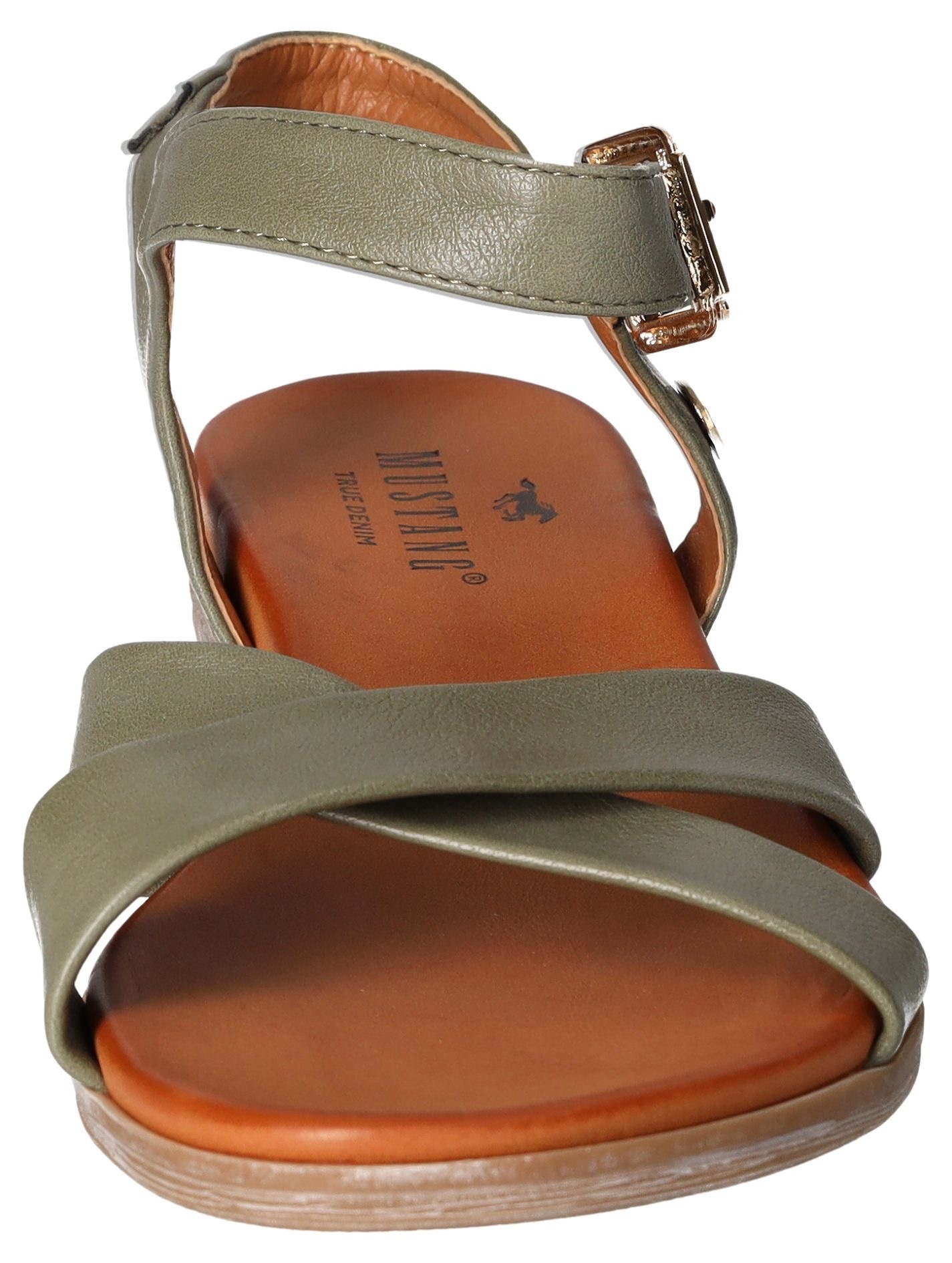 Mustang Shoes Sandale  , Sommerschuh, Sandalette, Riemchensandale, mit breiten Riemen