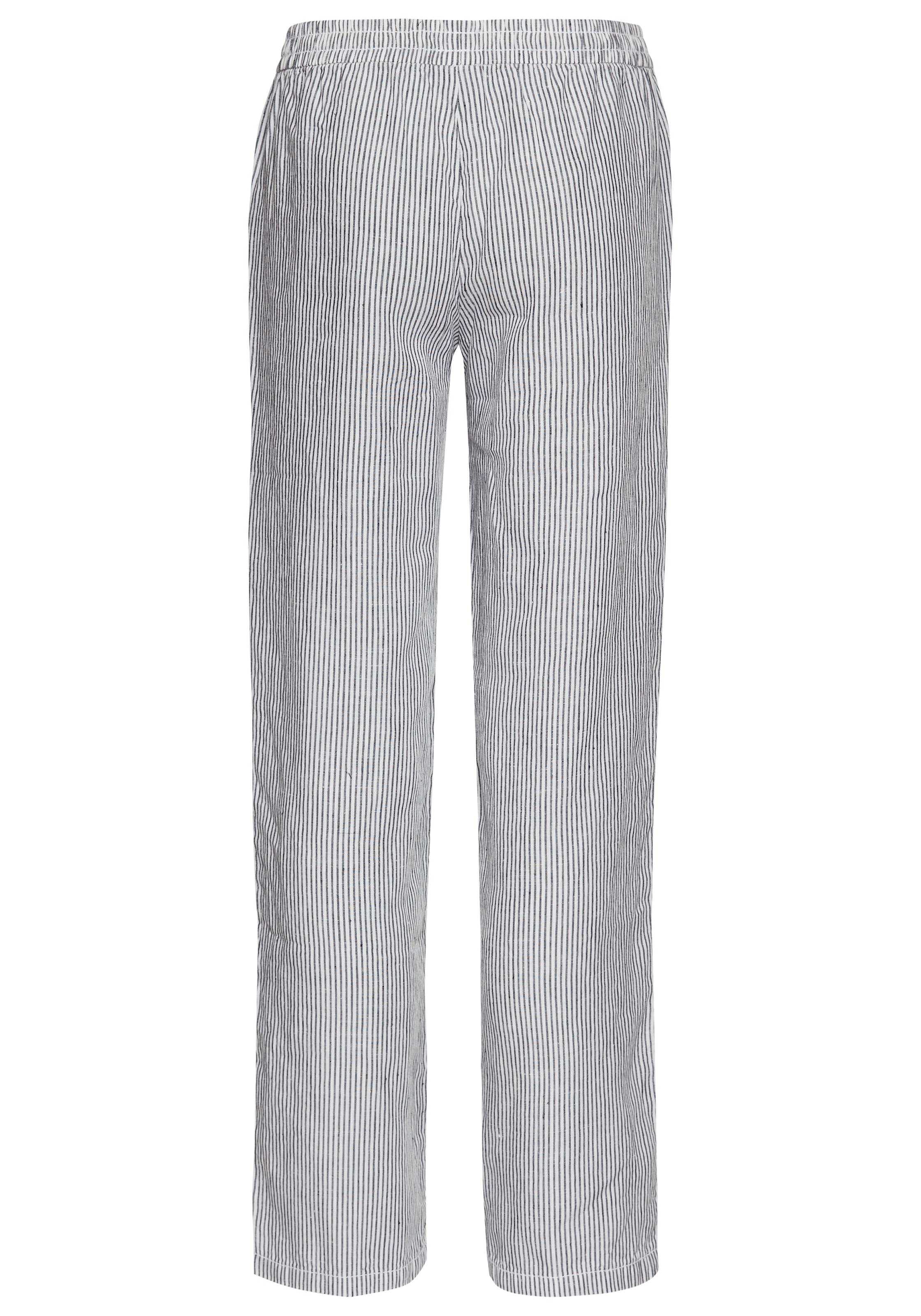 KIDSWORLD Schlupfhose »Webhose mit coole Streifen«, Leichte Streifenhose mit Leinenanteil