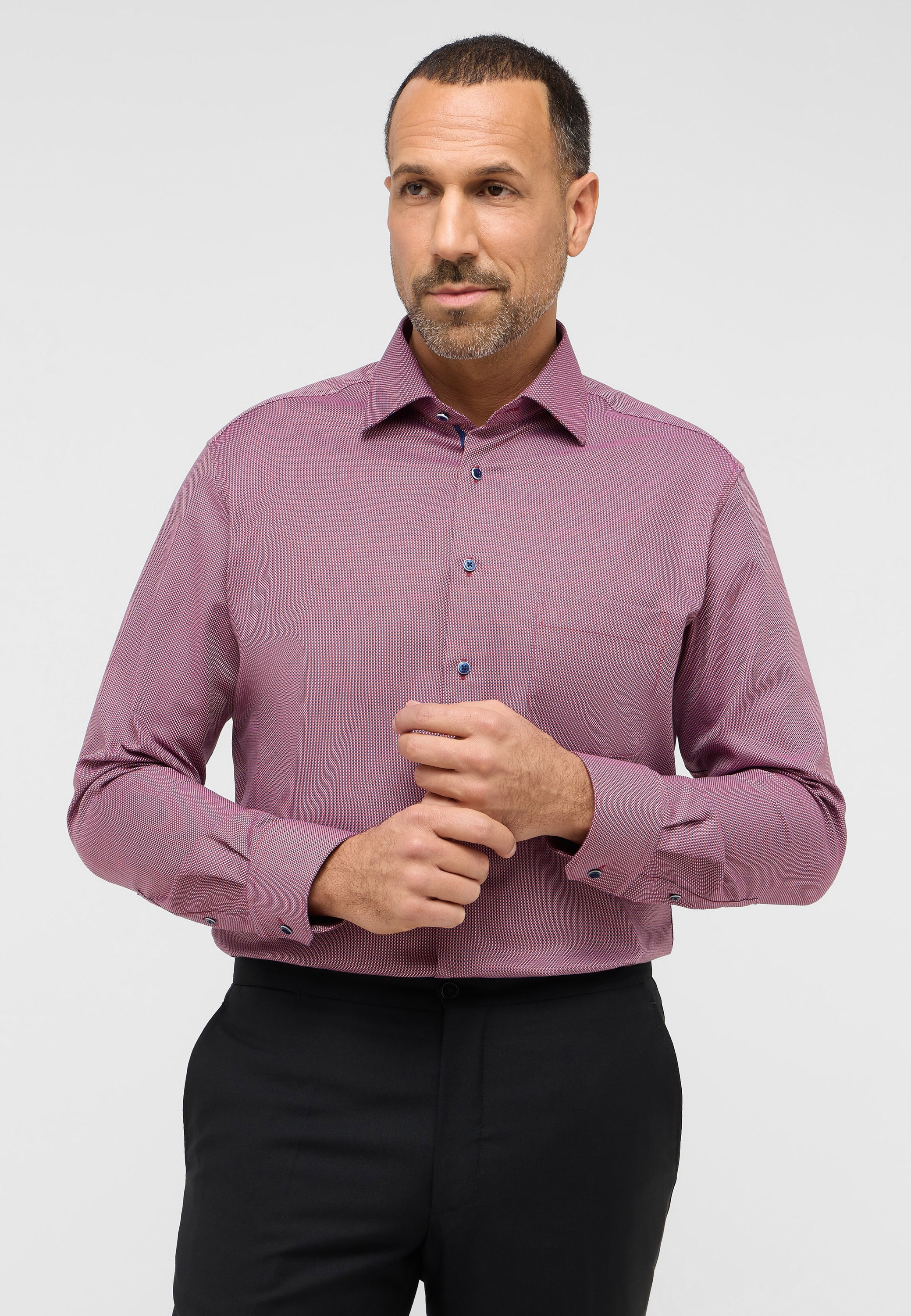 Eterna Langarmhemd »MODERN FIT«, NON IRON (bügelfrei)