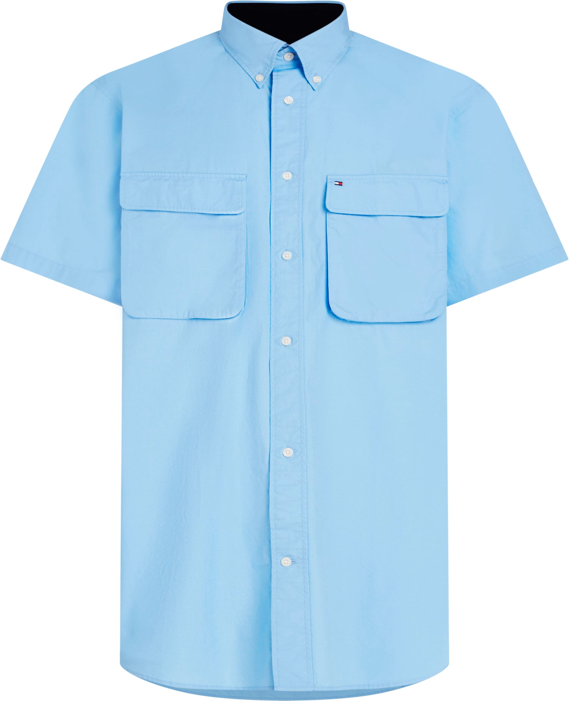 Tommy Hilfiger Kurzarmhemd »WCC POPLIN TWO POCKET SHIRT S/S«