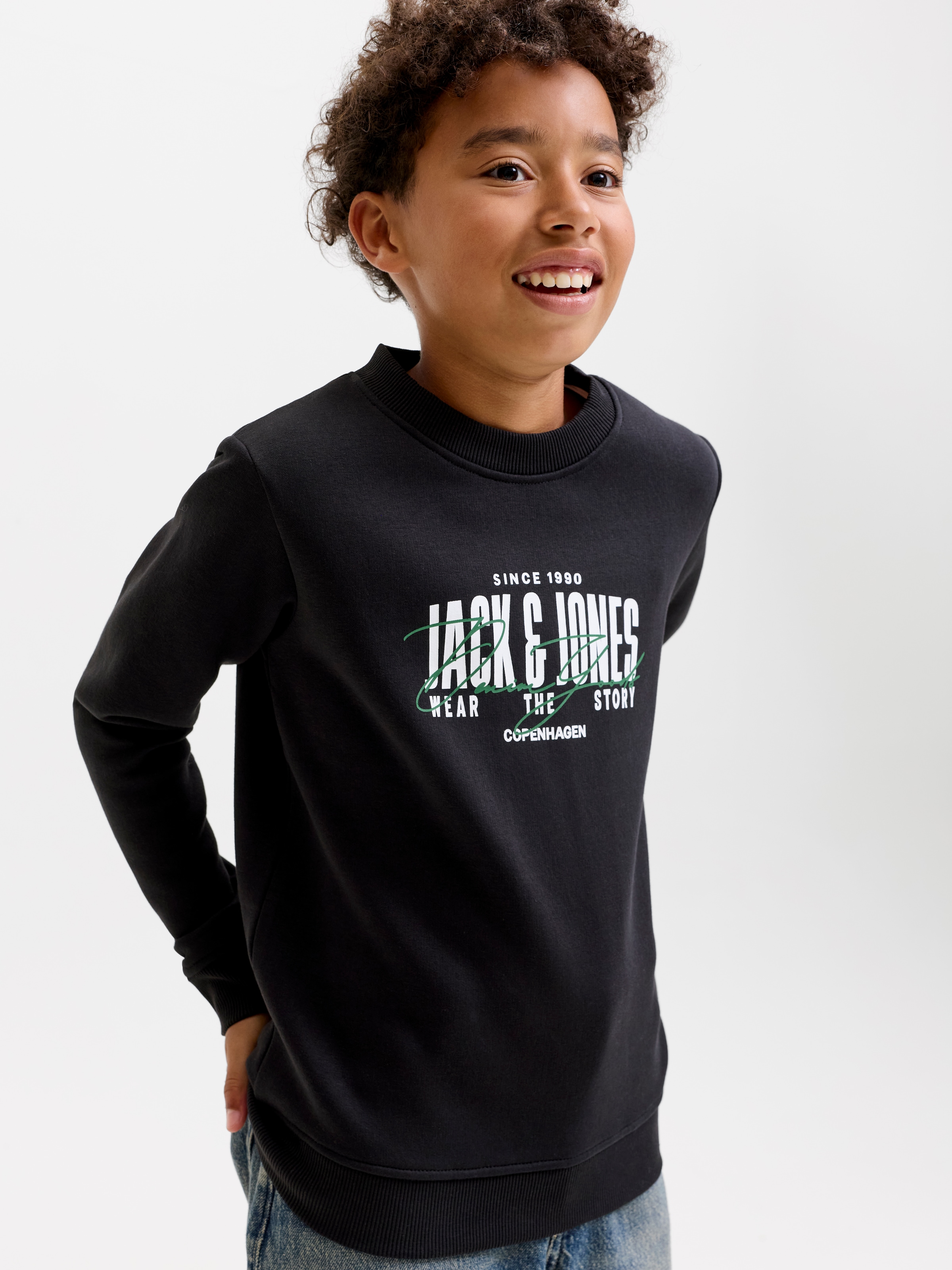 Jack & Jones Junior Sweatshirt »JJAERO SWEAT CREW NECK JNR«, Baumwollmischung, regular fit
