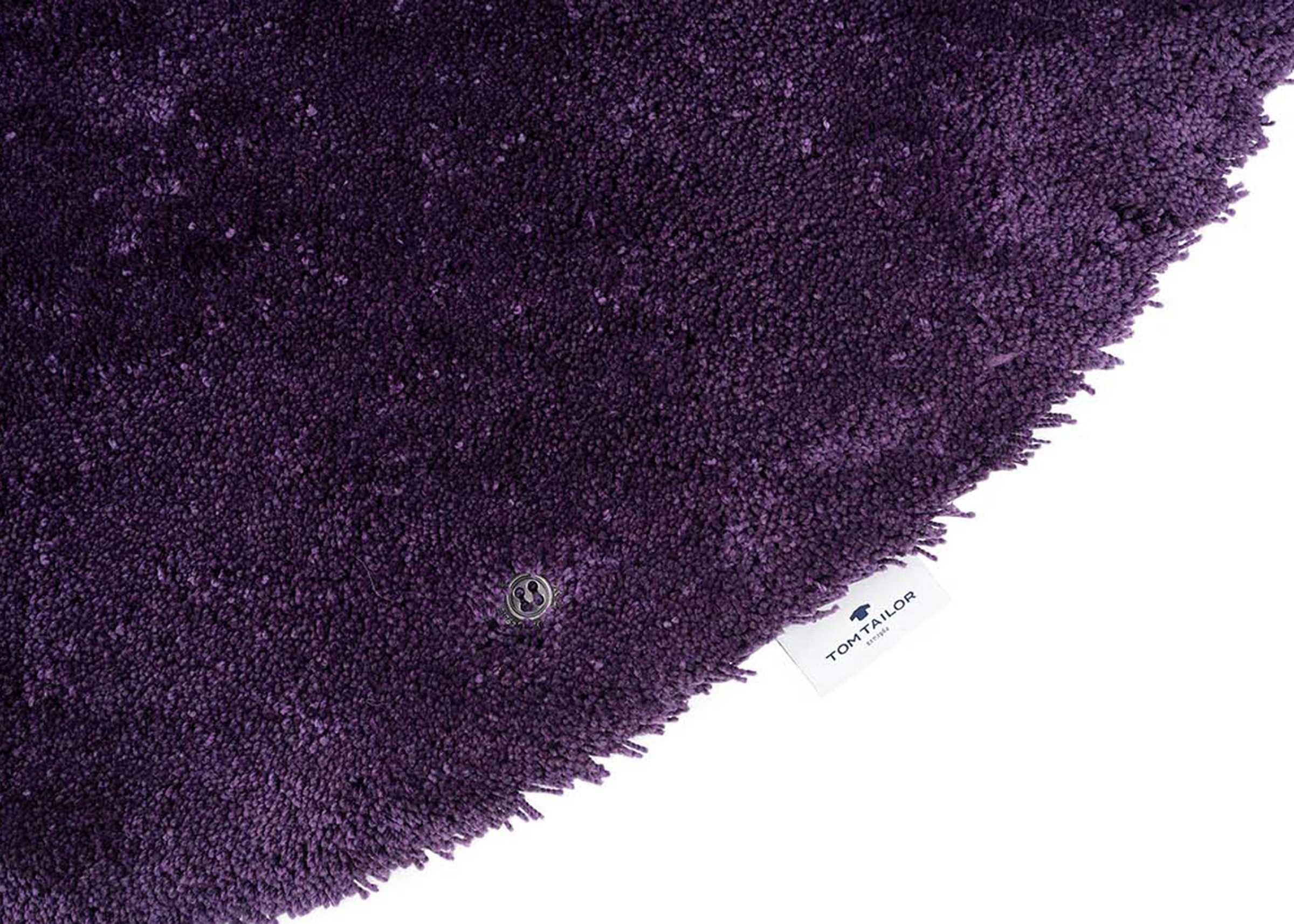 TOM TAILOR HOME Hochflor-Teppich »Shaggy Teppich Cozy«, rund, 25 mm Höhe, Uni Farben, auch in Pastell Farben, weich & kuschelig