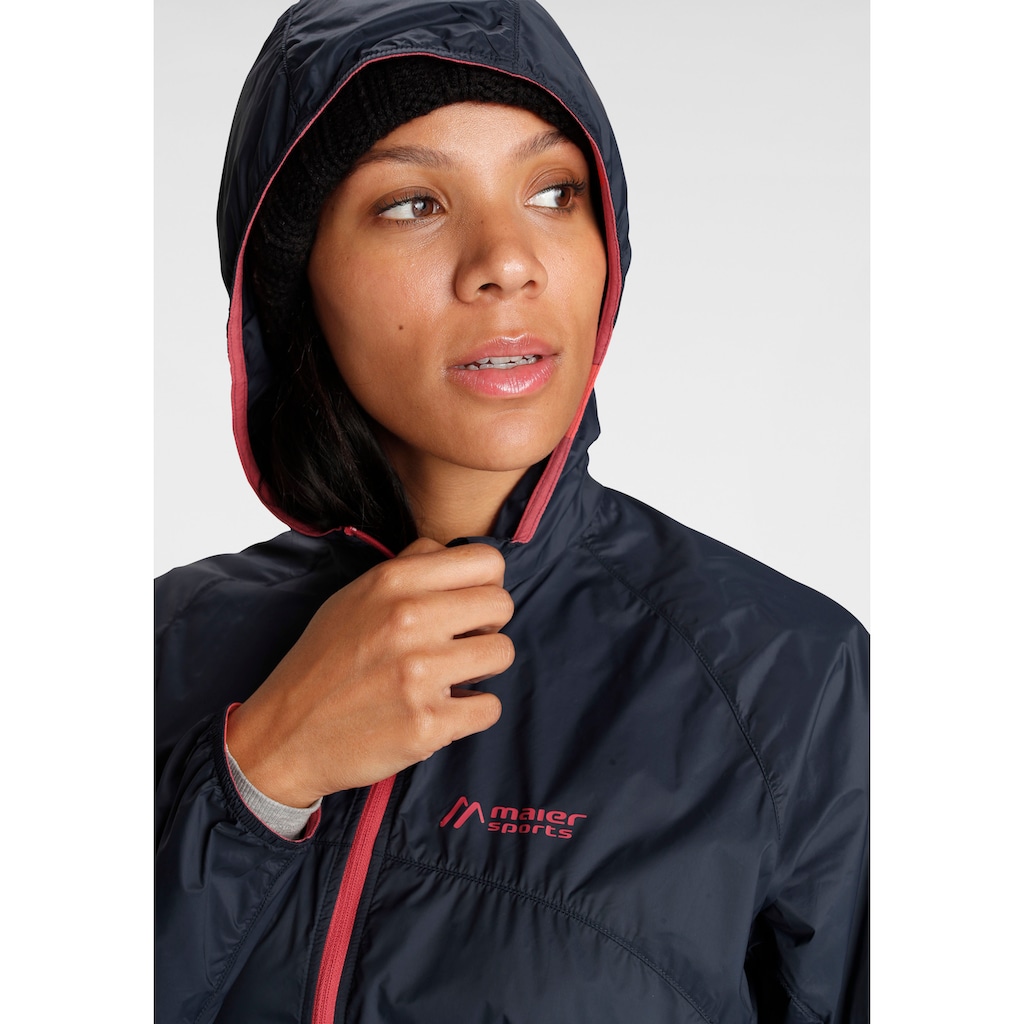 Maier Sports Windbreaker, mit Kapuze, Windabweisend, auch in großen Größen erhältlich