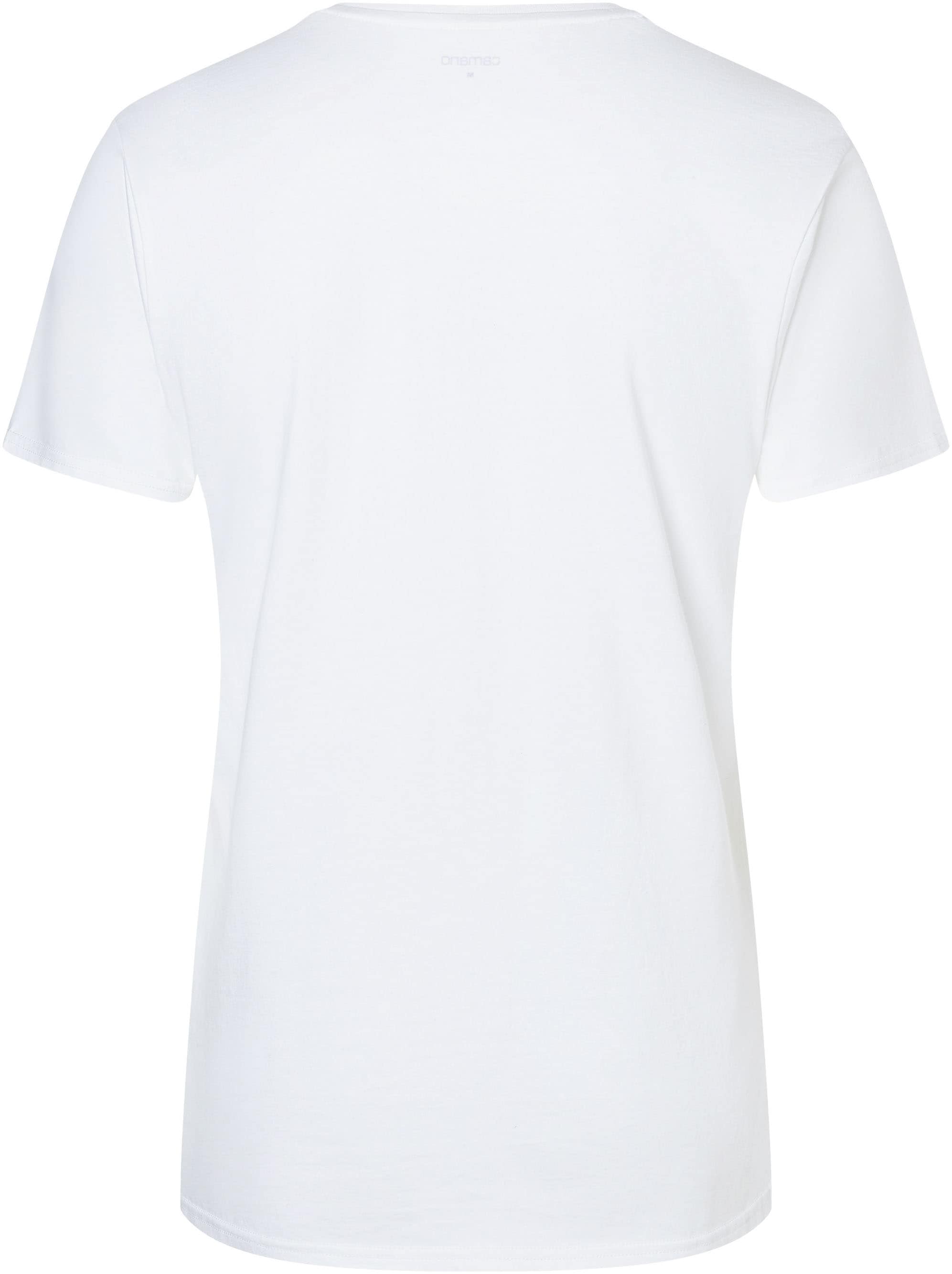 Camano T-Shirt »comfort«, (2er Pack), mit Rundhalsausschnitt