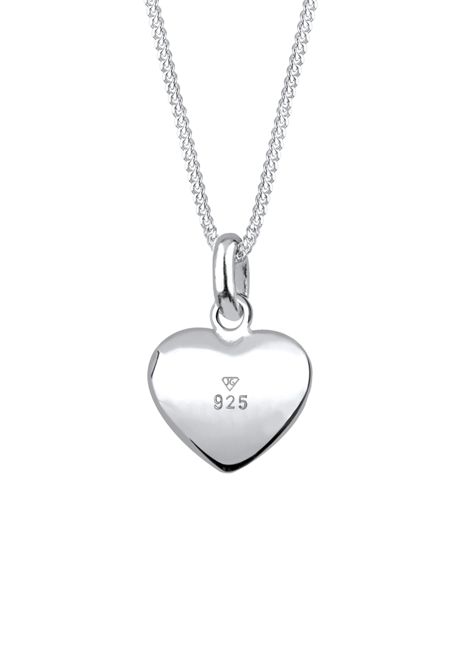 Elli Kette mit Anhänger »Halskette Herz Filigran Klassisch Schmuck Geschenk 925 Silber«