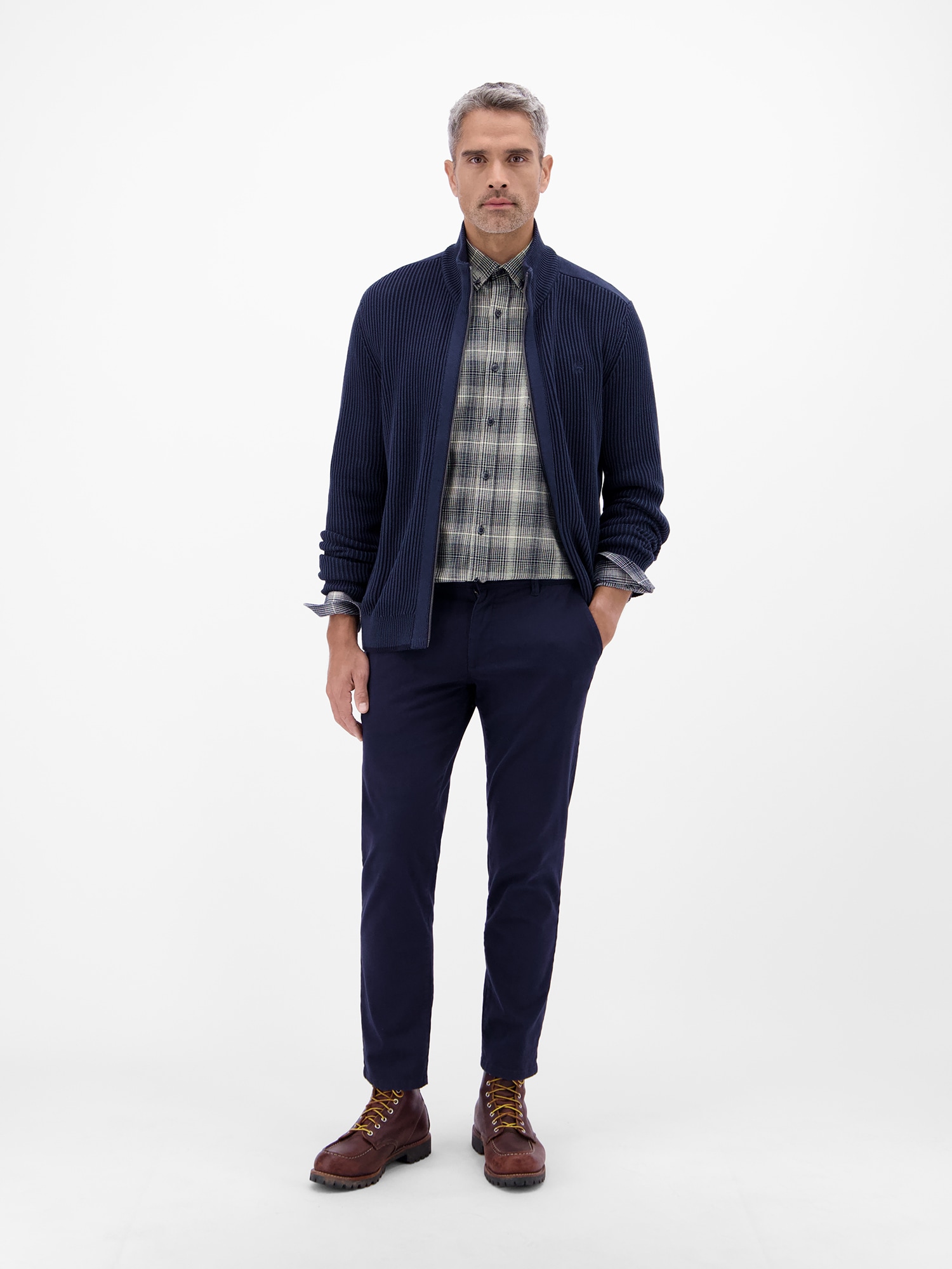 LERROS Flanellhemd »LERROS Herren Flannelhemd - kariert, weich und stylisch«