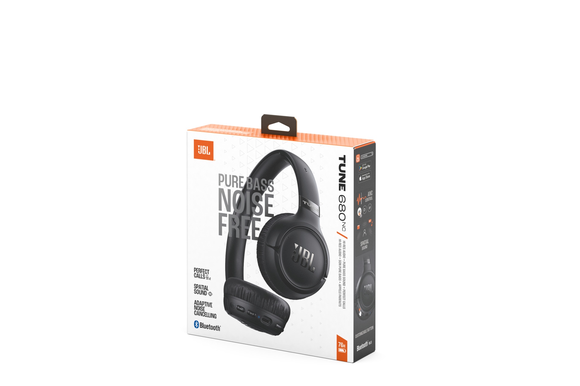 JBL »Tune 680NC« A2DP Bluetooth Active Noise Cancelling (ANC) | Freisprechfunktion Kabelloser On-Ear-Kopfhörer mit Noise-Cancelling