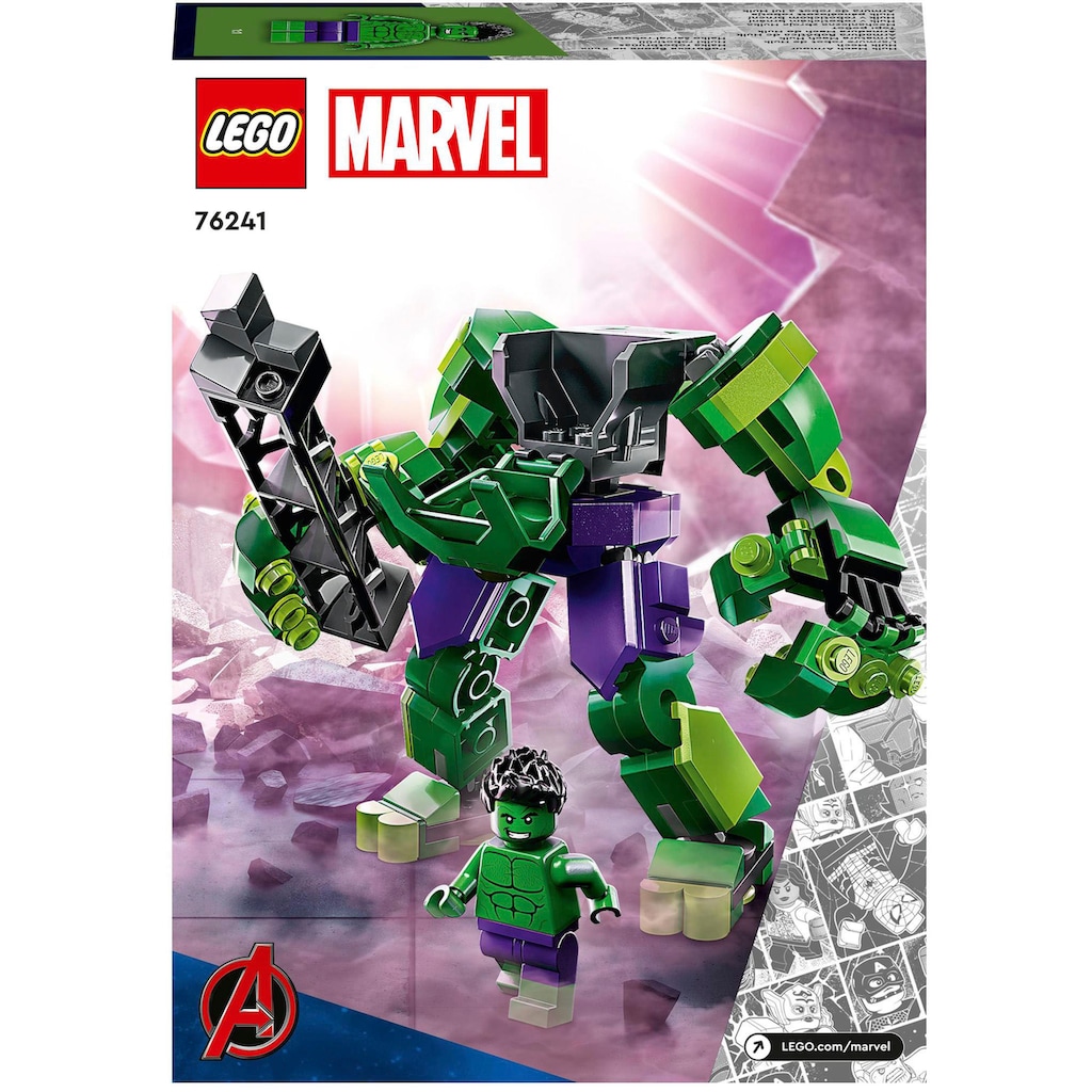 LEGO® Konstruktionsspielsteine »Hulk Mech (76241), LEGO® Marvel«, (138 St.), Made in Europe